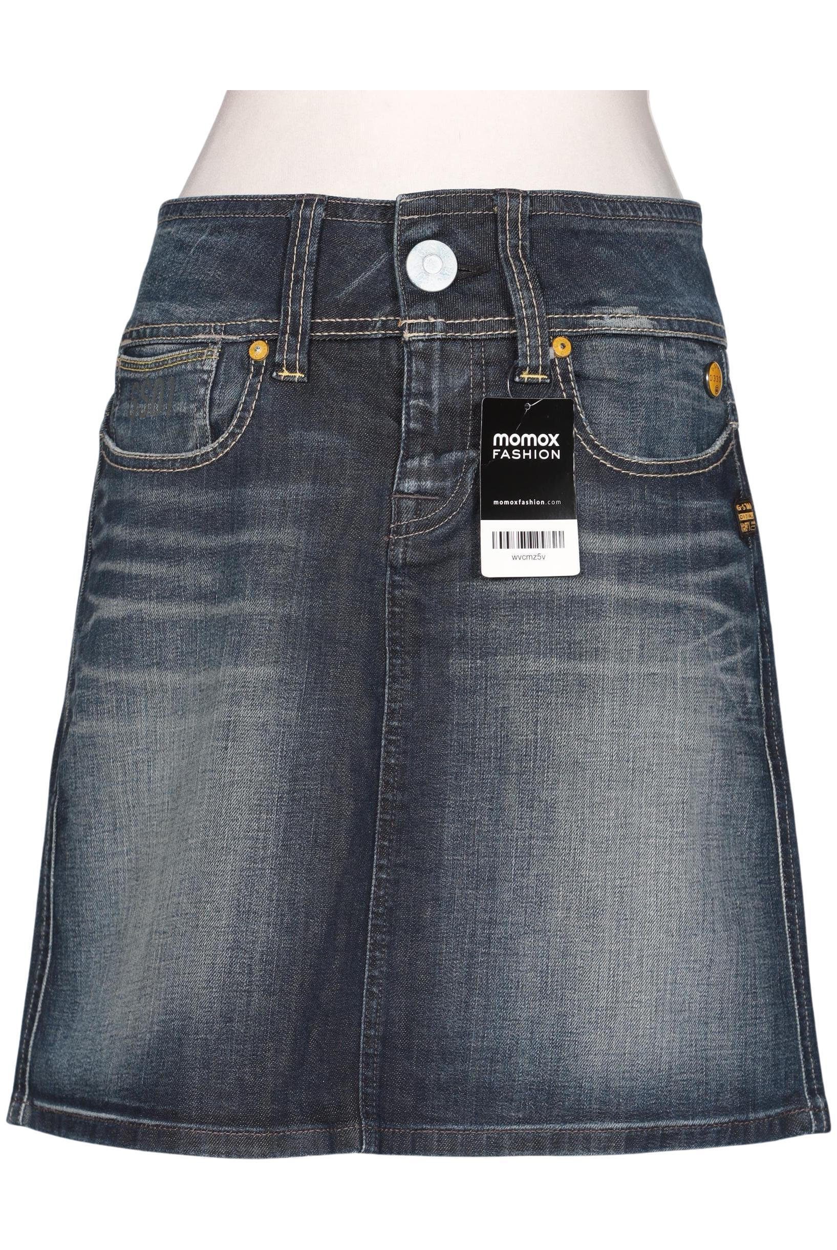 

G Star RAW Damen Rock, blau, Gr. 26