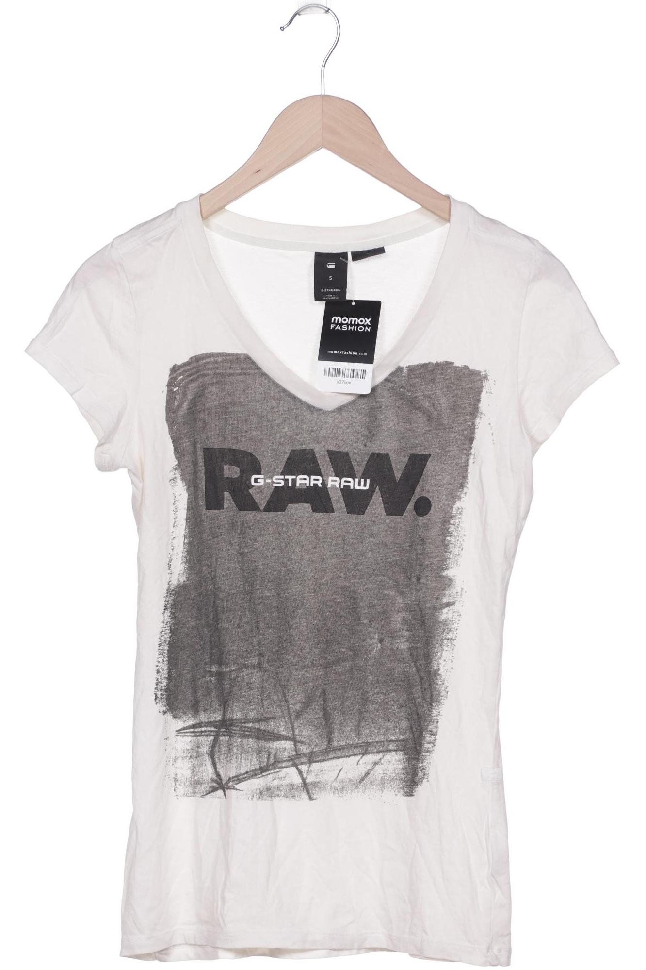 

G STAR RAW Damen T-Shirt, cremeweiß