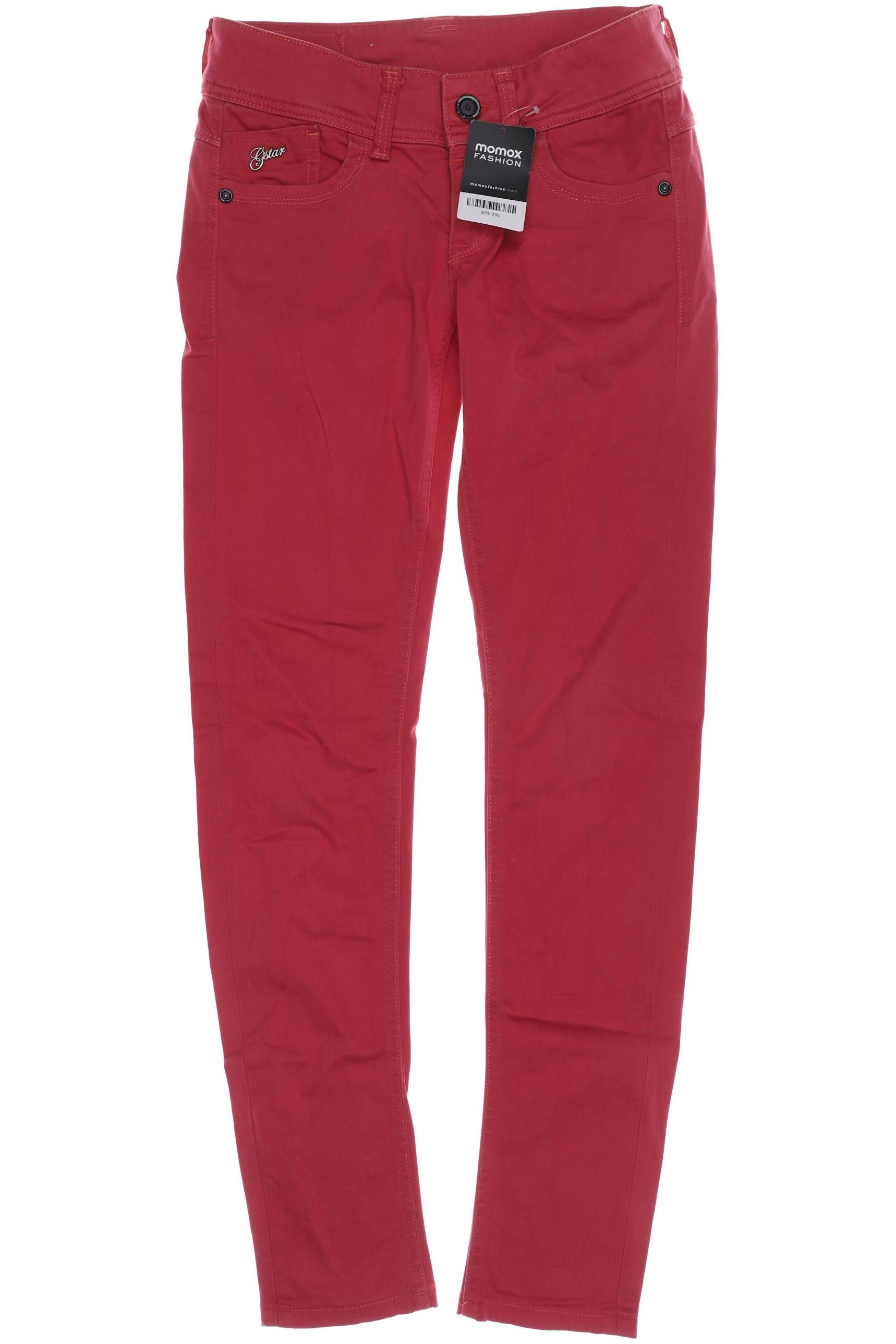 

G STAR RAW Damen Jeans, rot
