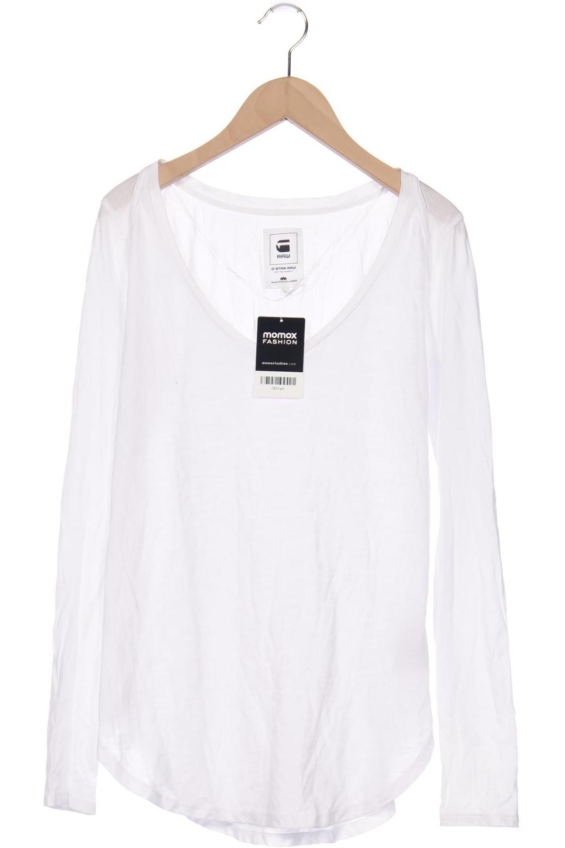 

G Star RAW Damen Langarmshirt, weiß, Gr. 38