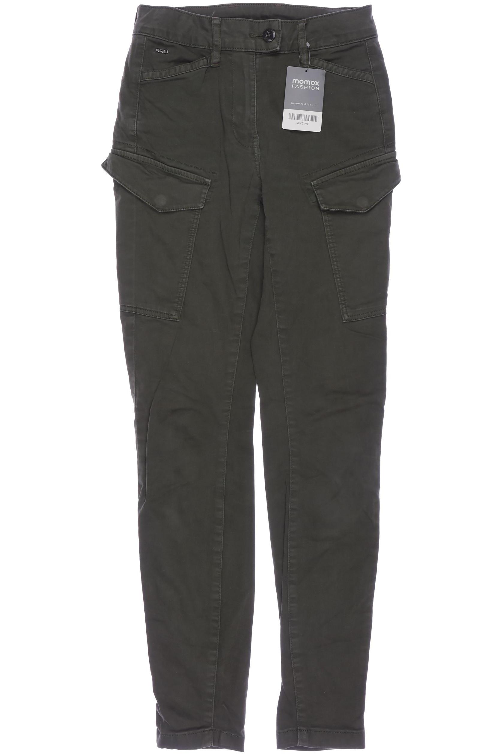 

G Star RAW Damen Stoffhose, grün, Gr. 0