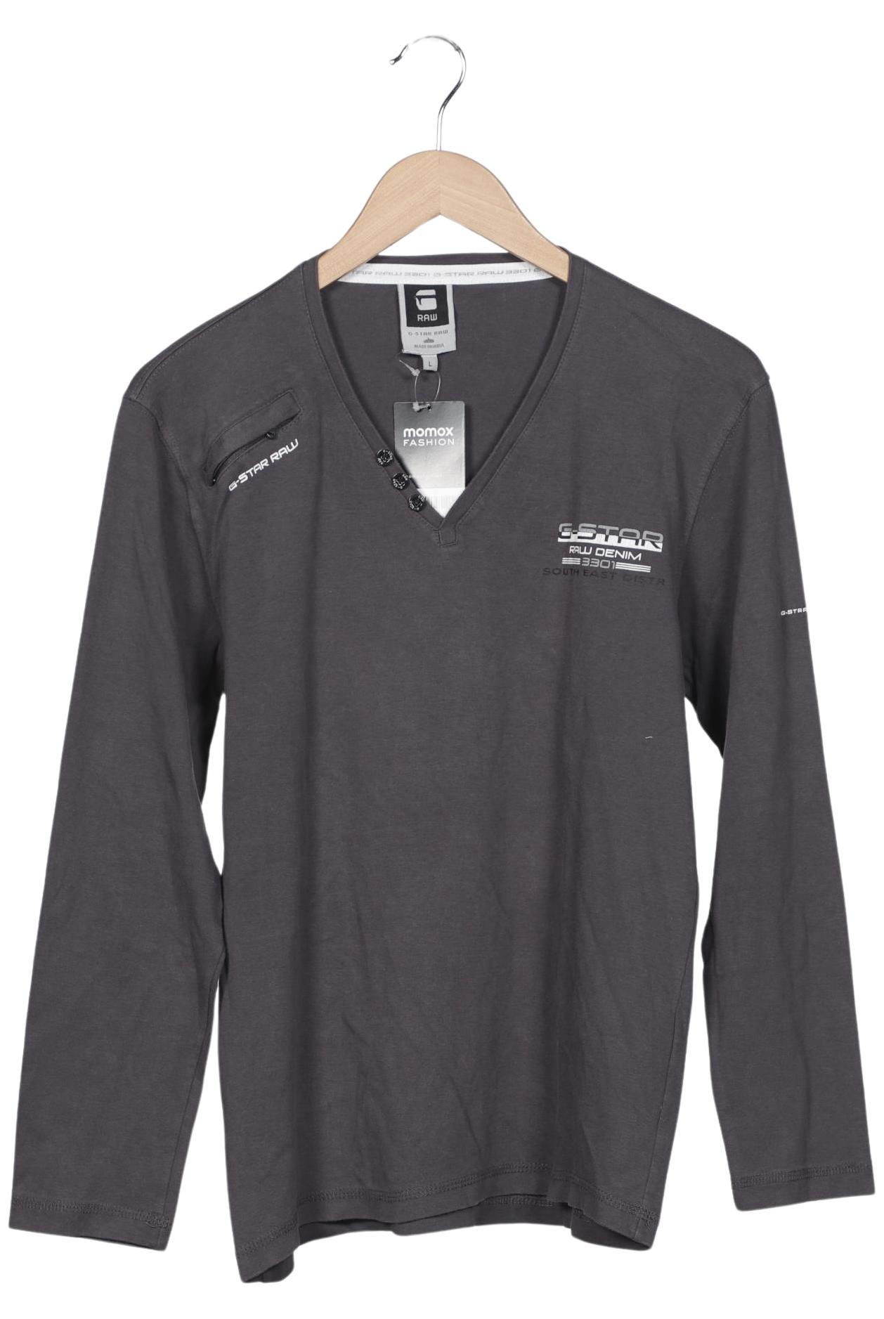 Thumbnail - G Star RAW Herren Langarmshirt, grau, Gr. 52