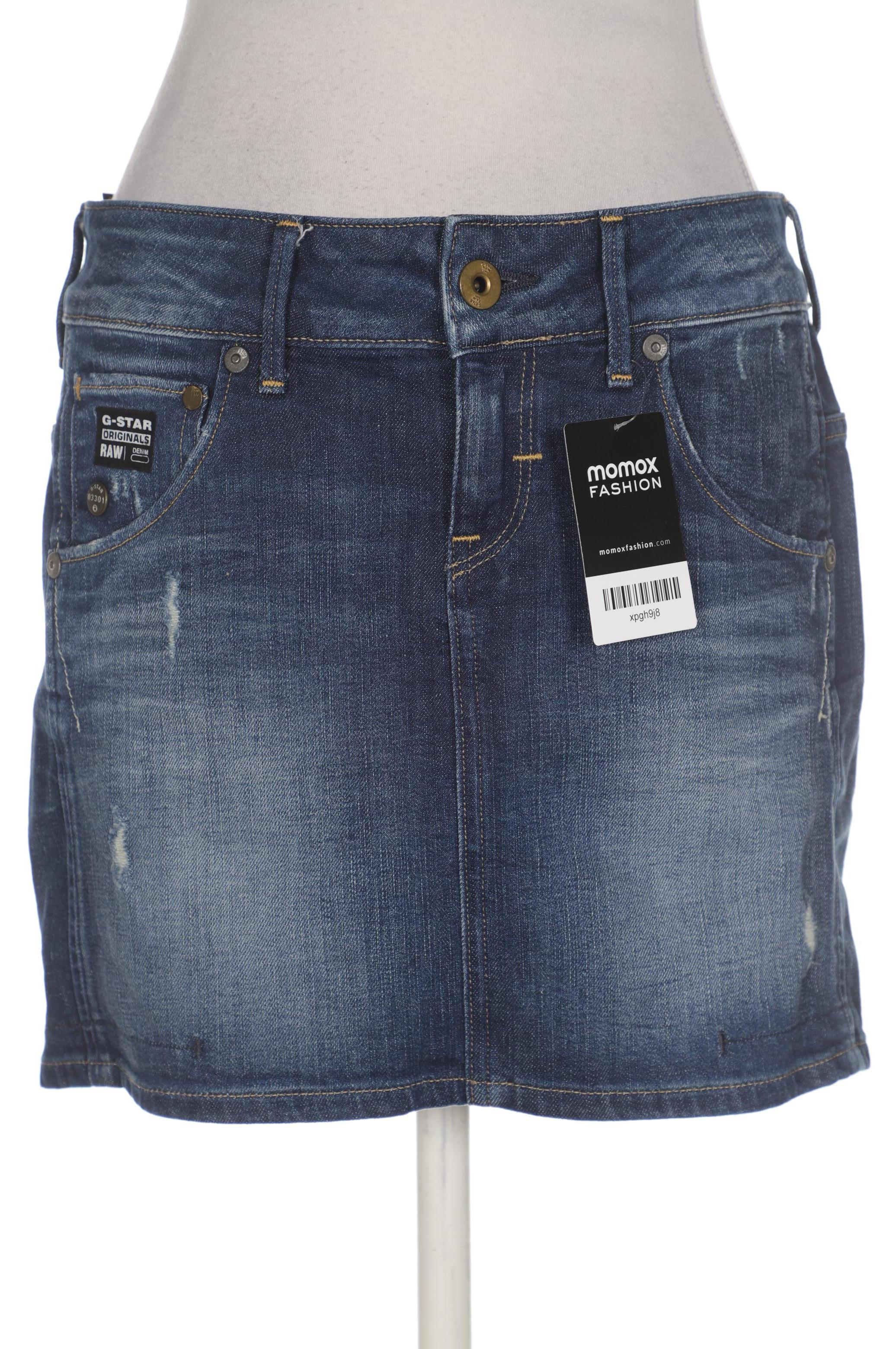 

G Star RAW Damen Rock, blau, Gr. 26