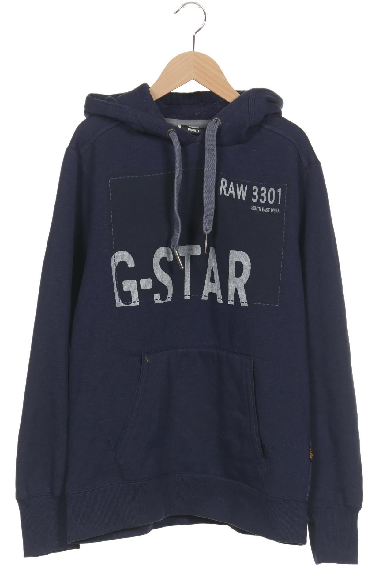 

G Star RAW Herren Kapuzenpullover, blau, Gr. 52