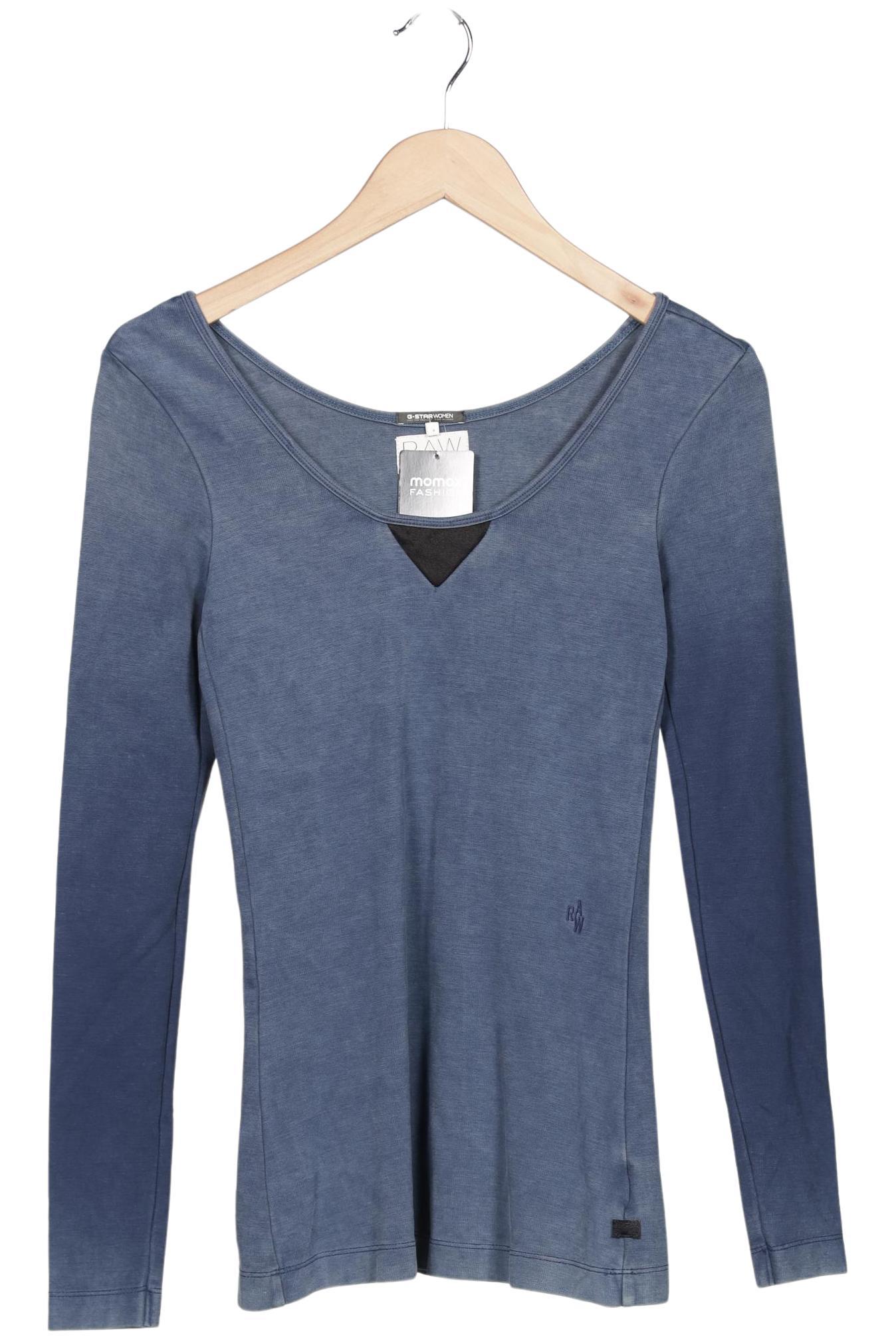 

G Star RAW Damen Langarmshirt, blau, Gr. 36
