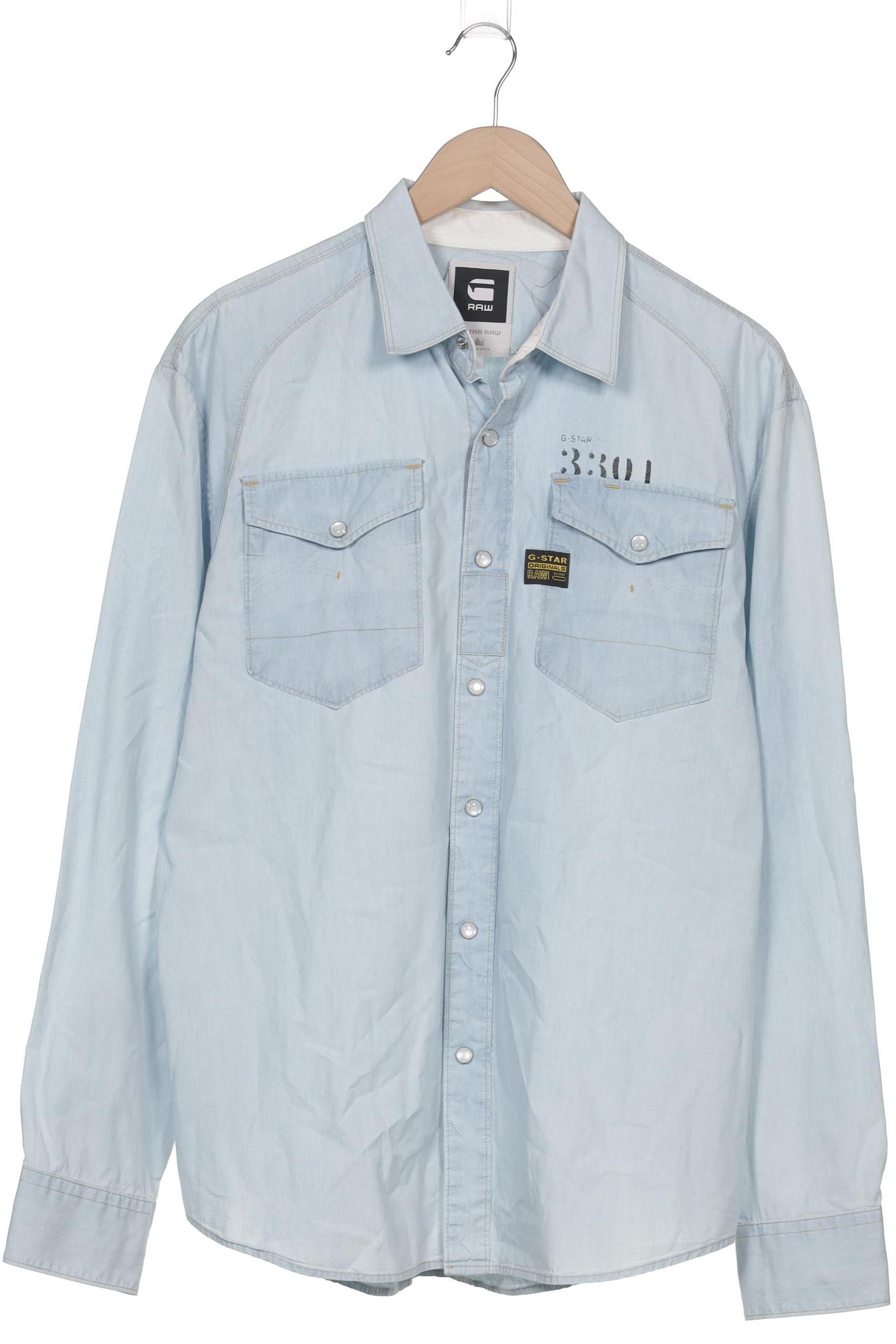 

G Star RAW Herren Hemd, hellblau, Gr. 56
