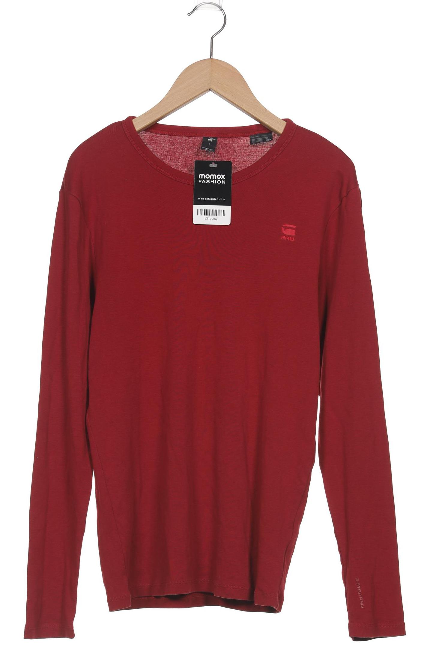

G Star RAW Herren Langarmshirt, bordeaux, Gr. 46