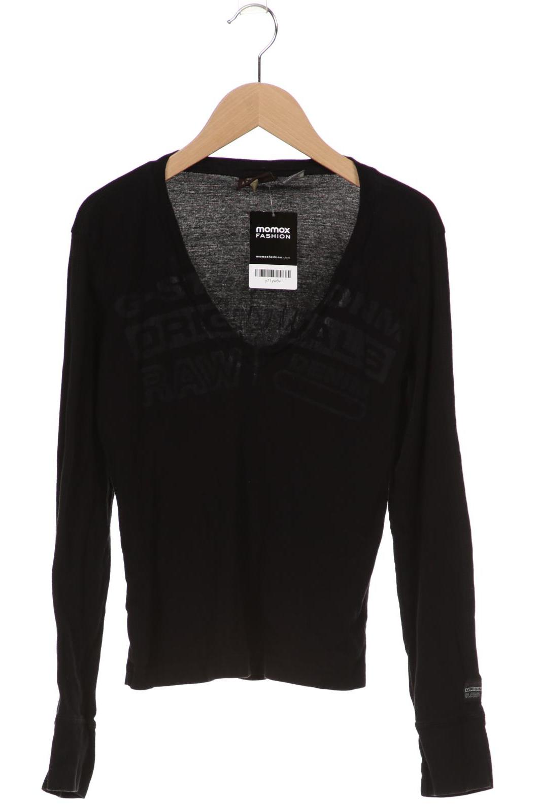 

G STAR RAW Damen Langarmshirt, schwarz