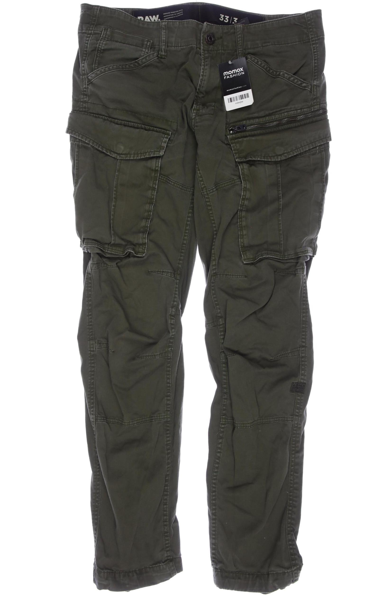 

G Star RAW Herren Stoffhose, grün, Gr. 33