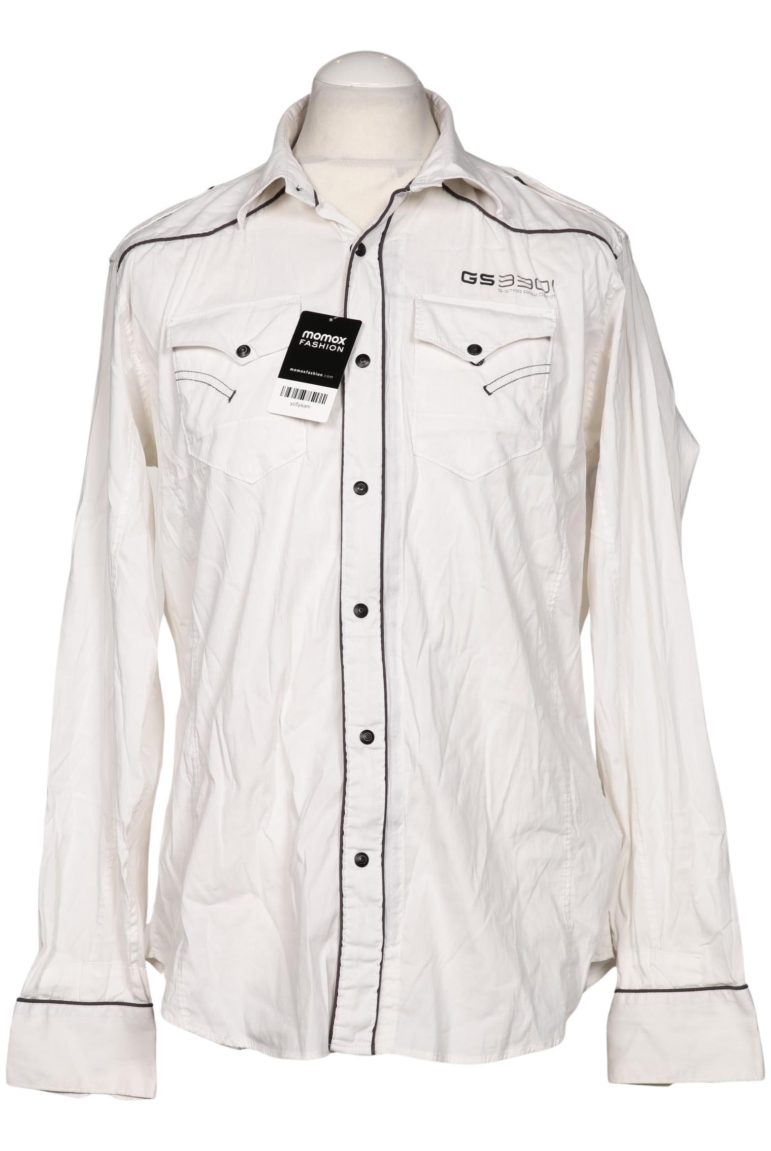 

G Star RAW Herren Hemd, weiß, Gr. 54