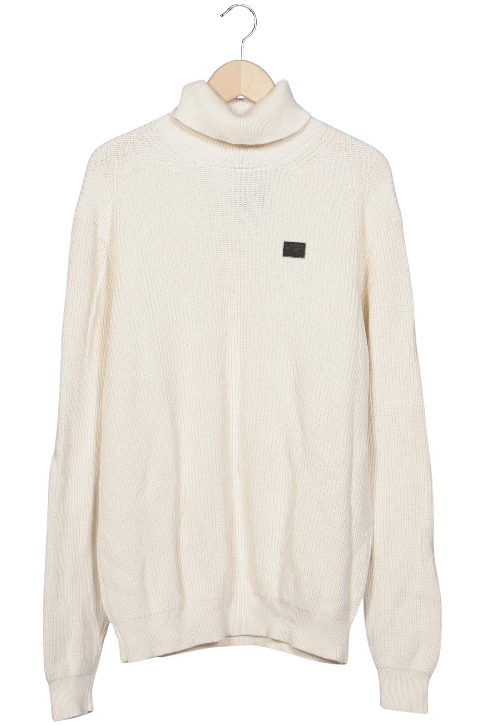 

G Star RAW Herren Pullover, cremeweiß, Gr. 52