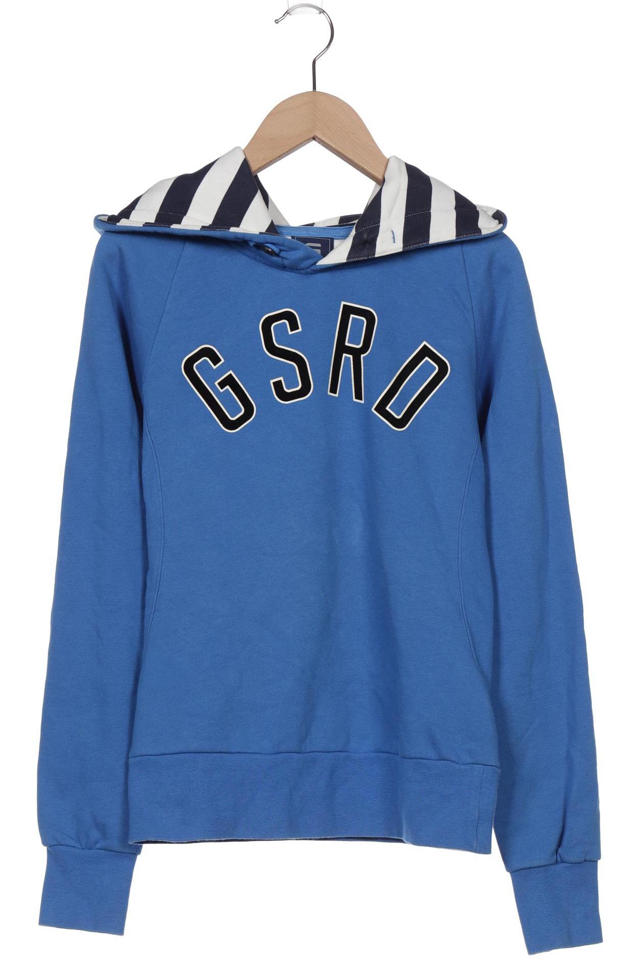 

G STAR RAW Damen Kapuzenpullover, blau