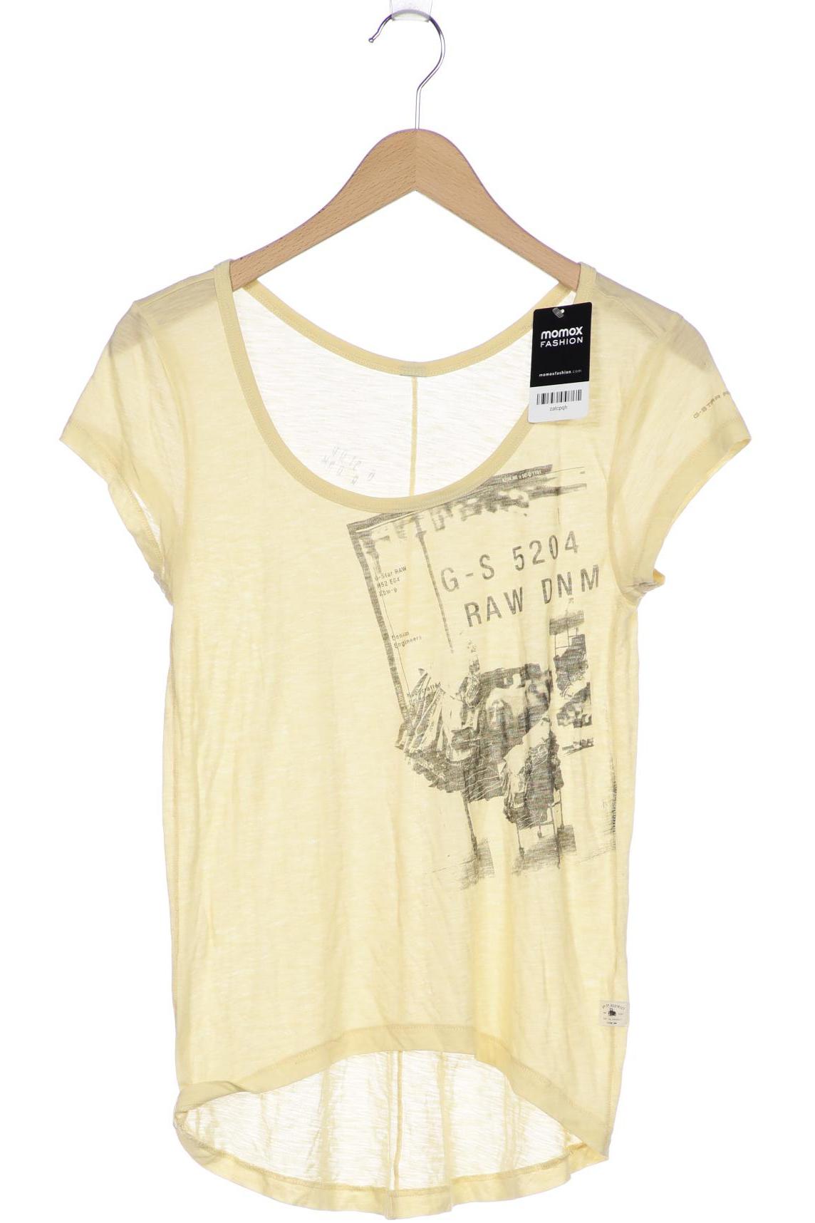 

G STAR RAW Damen T-Shirt, gelb