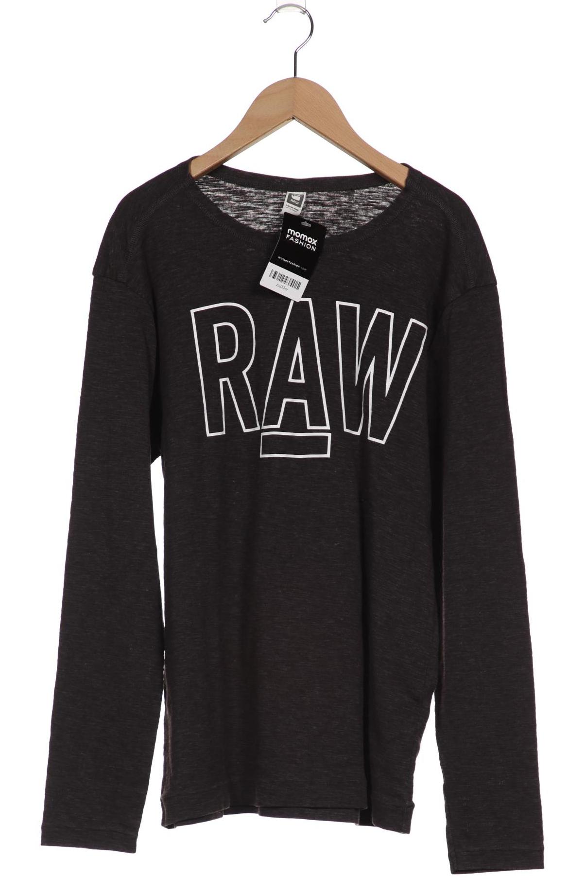 

G STAR RAW Herren Langarmshirt, grau