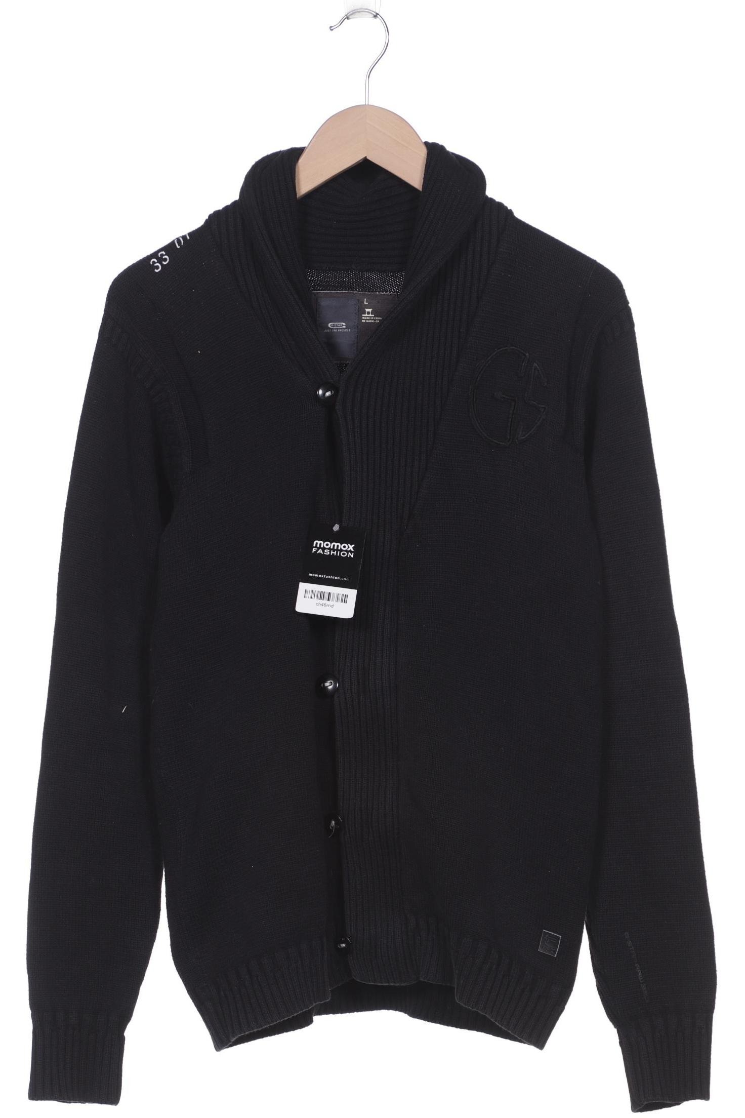 

G Star RAW Herren Strickjacke, schwarz, Gr. 52