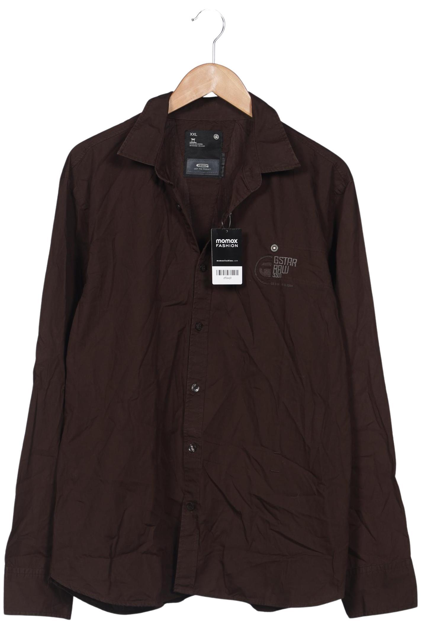 

G Star RAW Herren Hemd, braun, Gr. 56