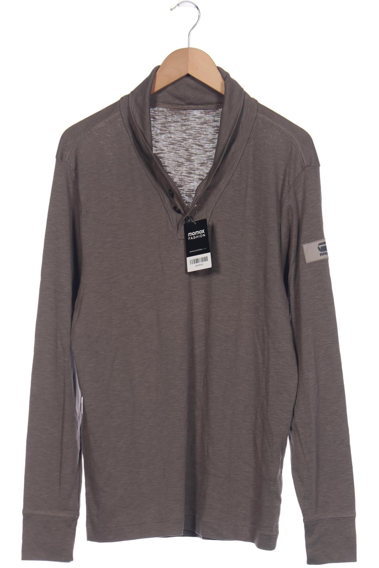 

G STAR RAW Herren Langarmshirt, grau