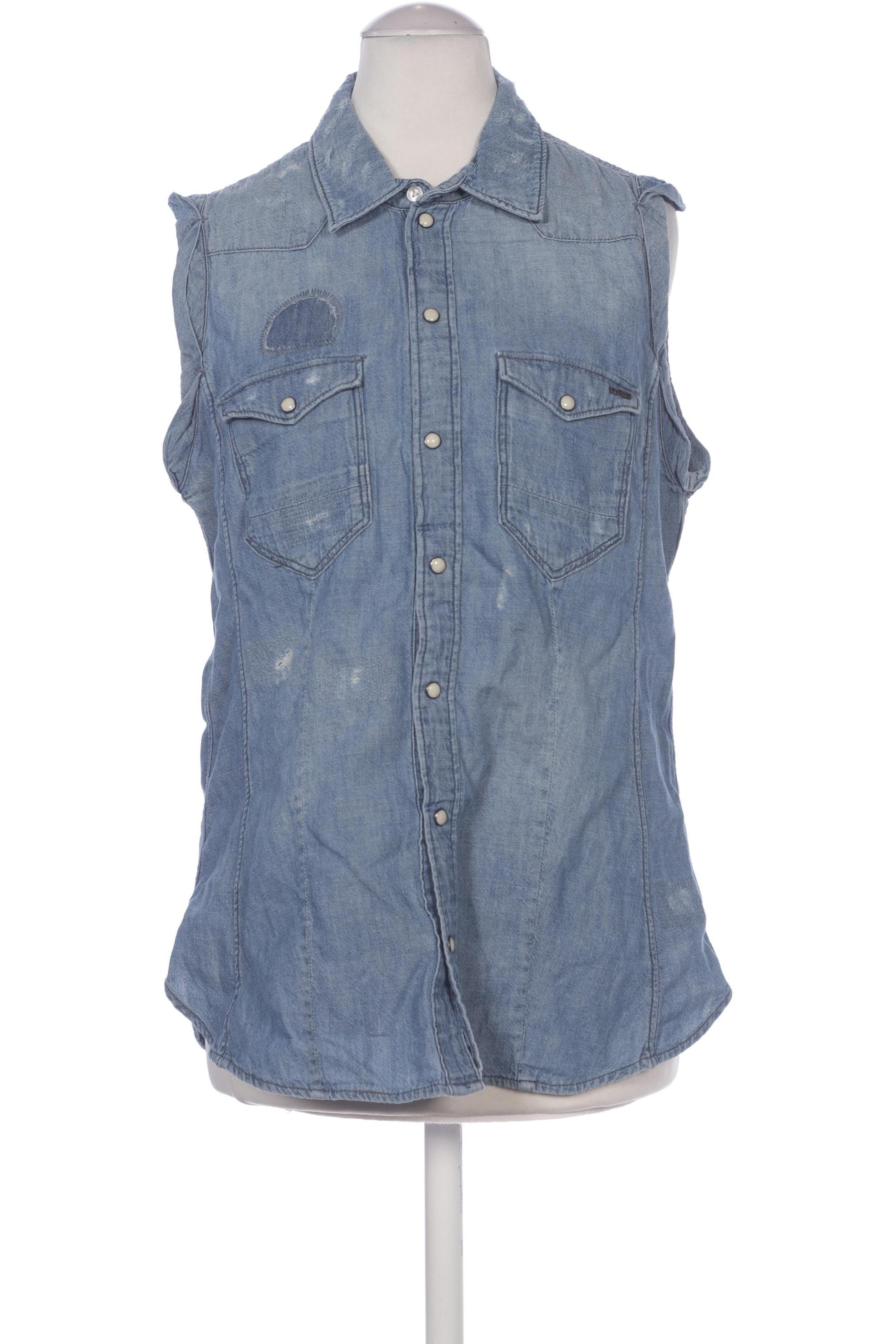 

G Star RAW Damen Bluse, blau, Gr. 36
