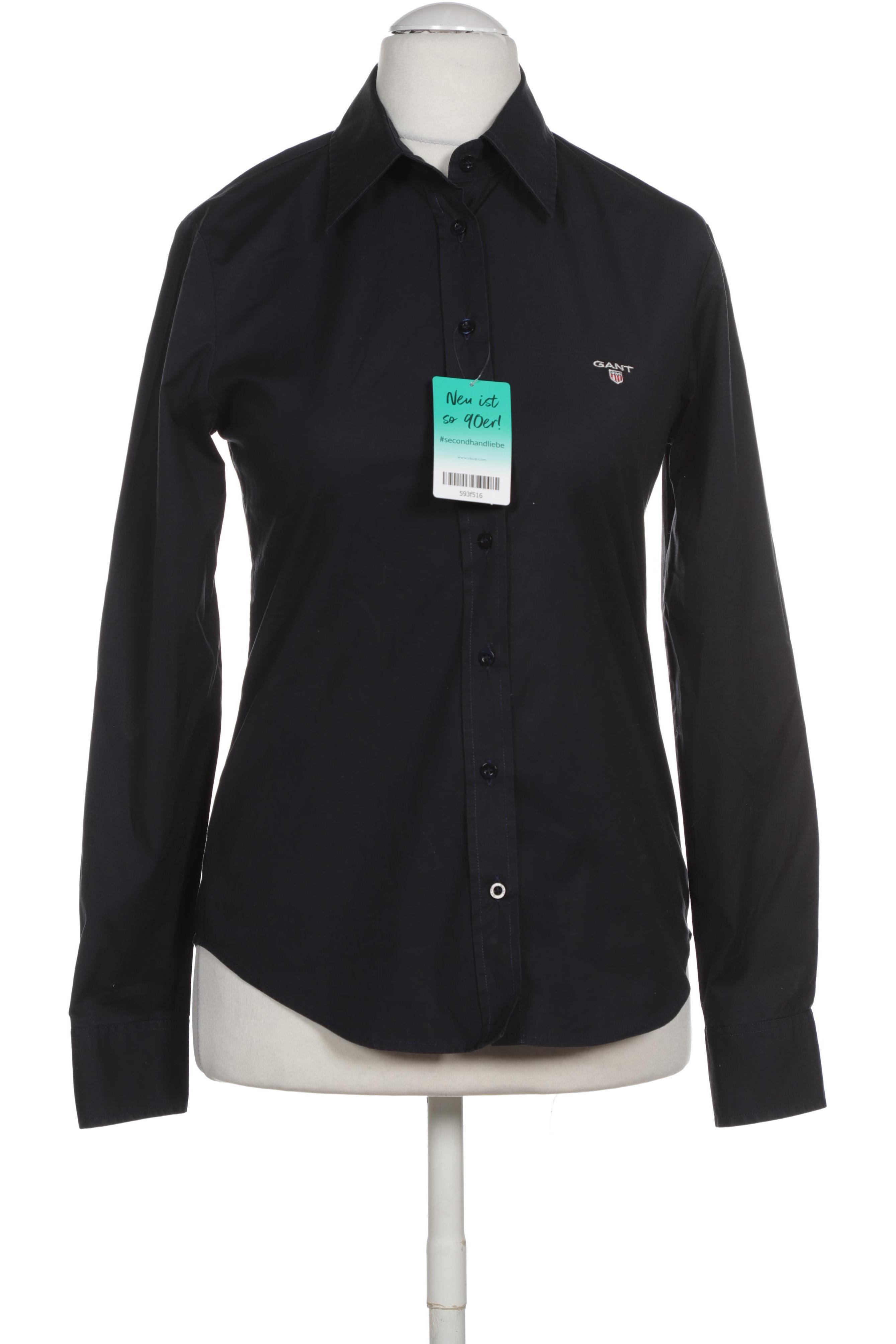 

Gant Damen Bluse, blau, Gr. 36