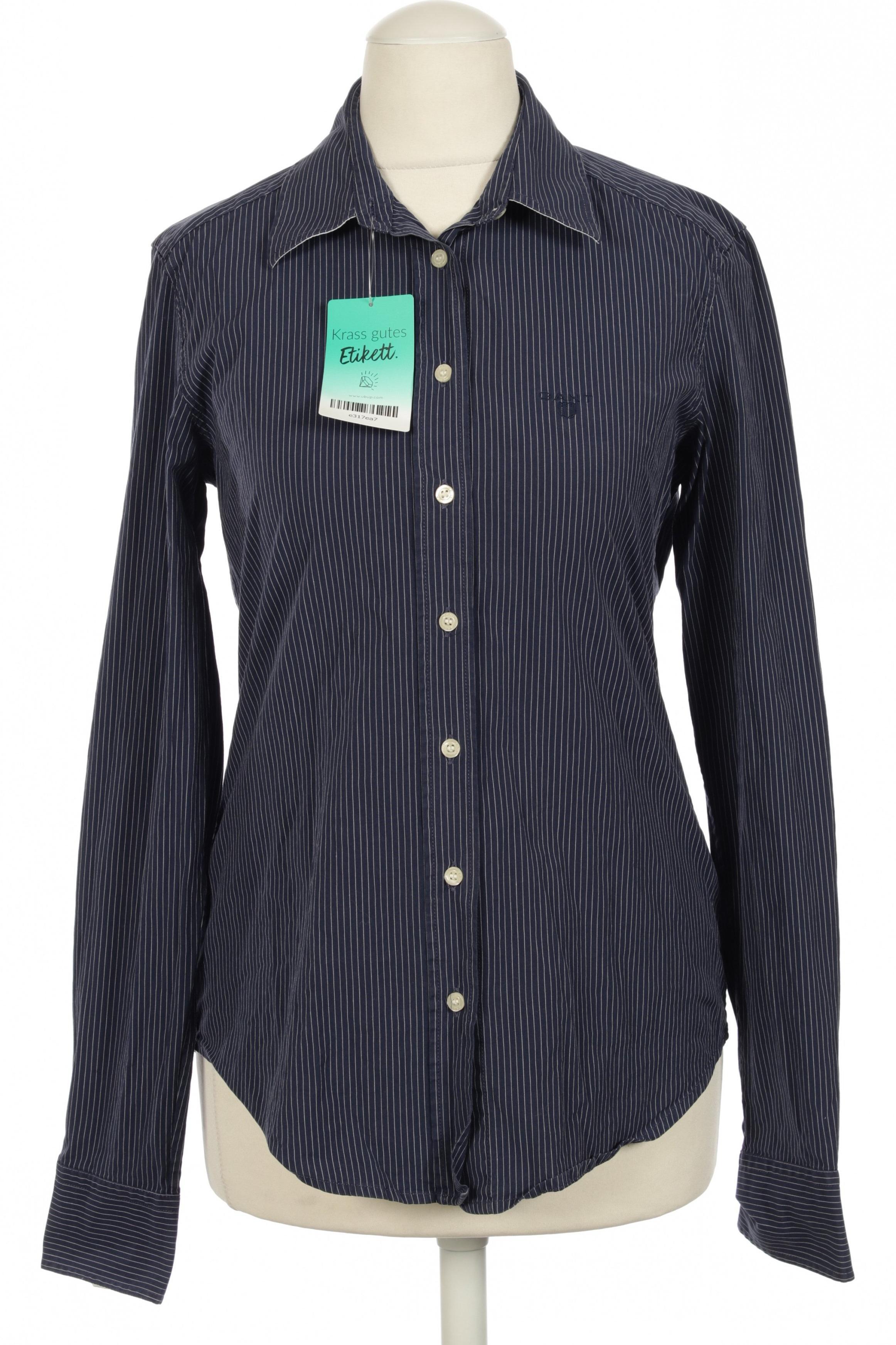 

Gant Damen Bluse, blau, Gr. 36