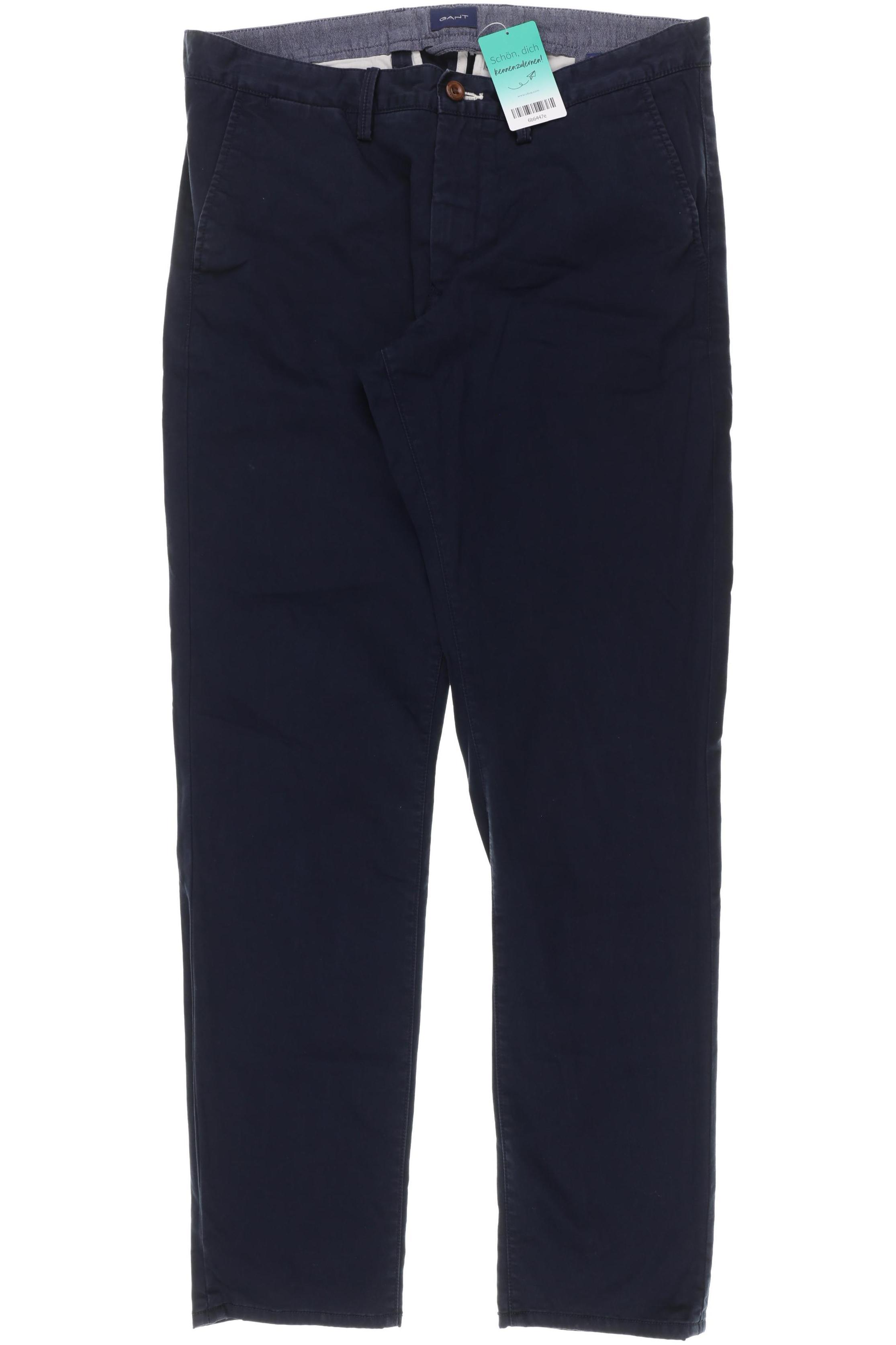 

Gant Herren Stoffhose, blau, Gr. 34