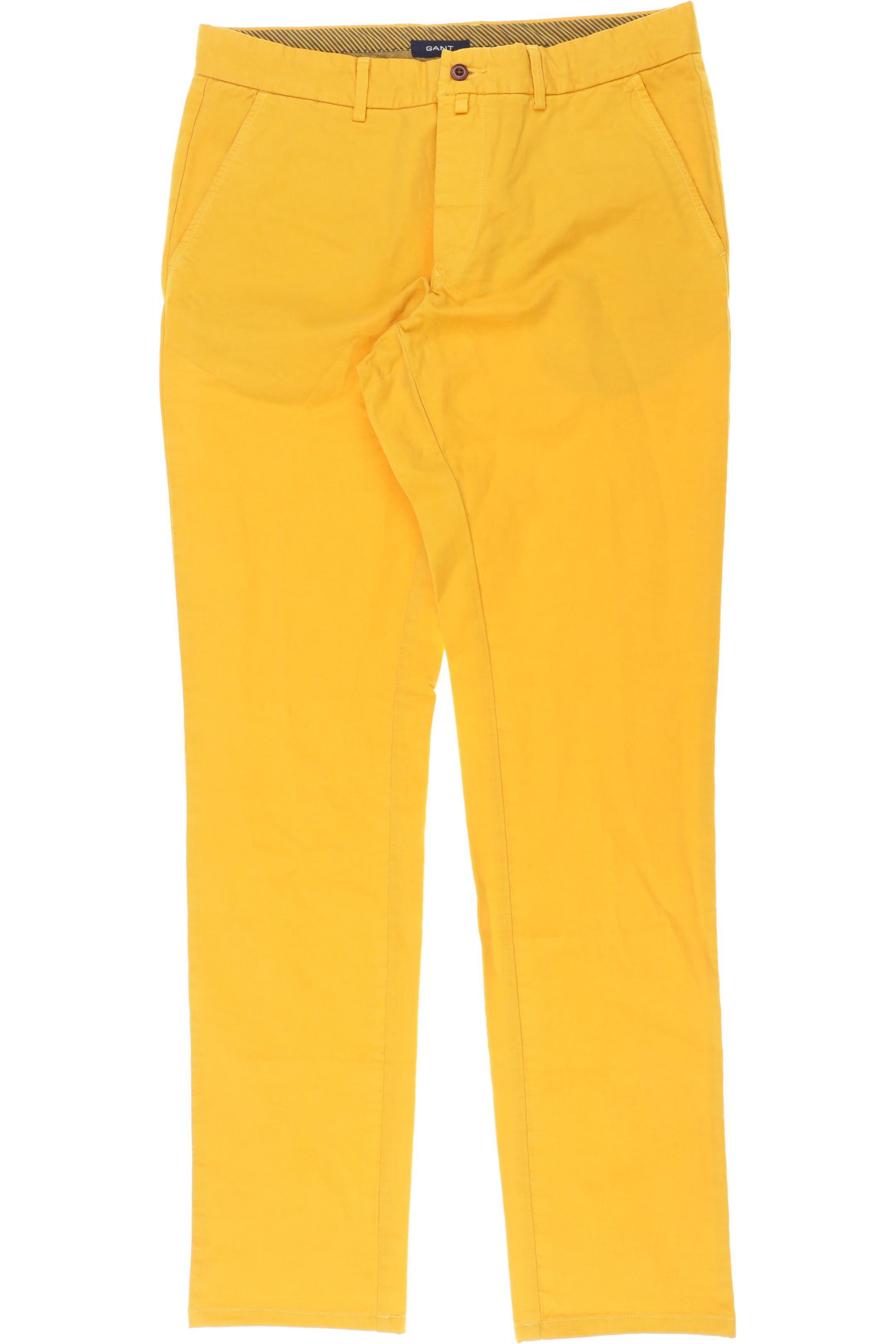 Thumbnail - Gant Herren Stoffhose, gelb, Gr. 33