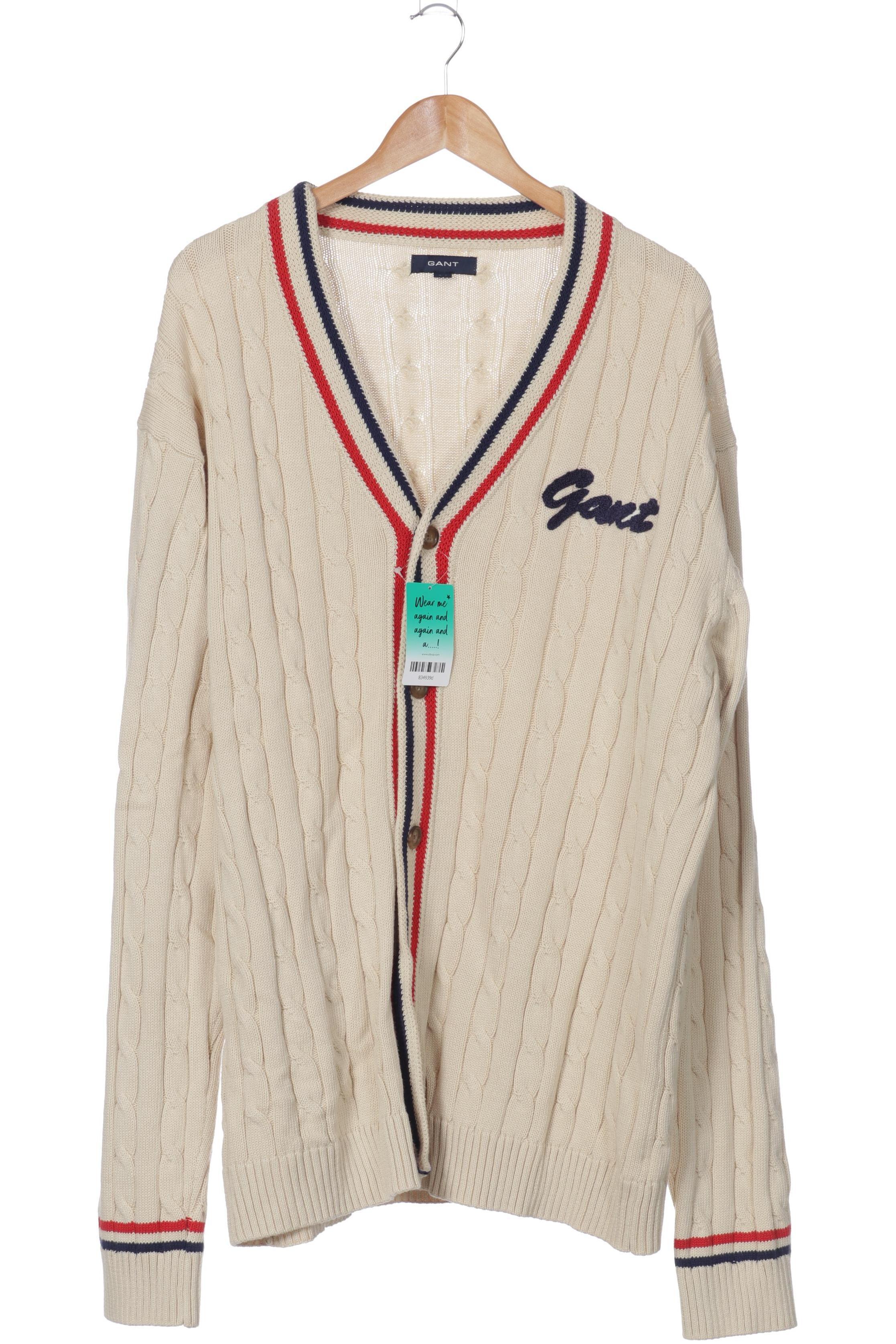 

Gant Herren Strickjacke, beige, Gr.