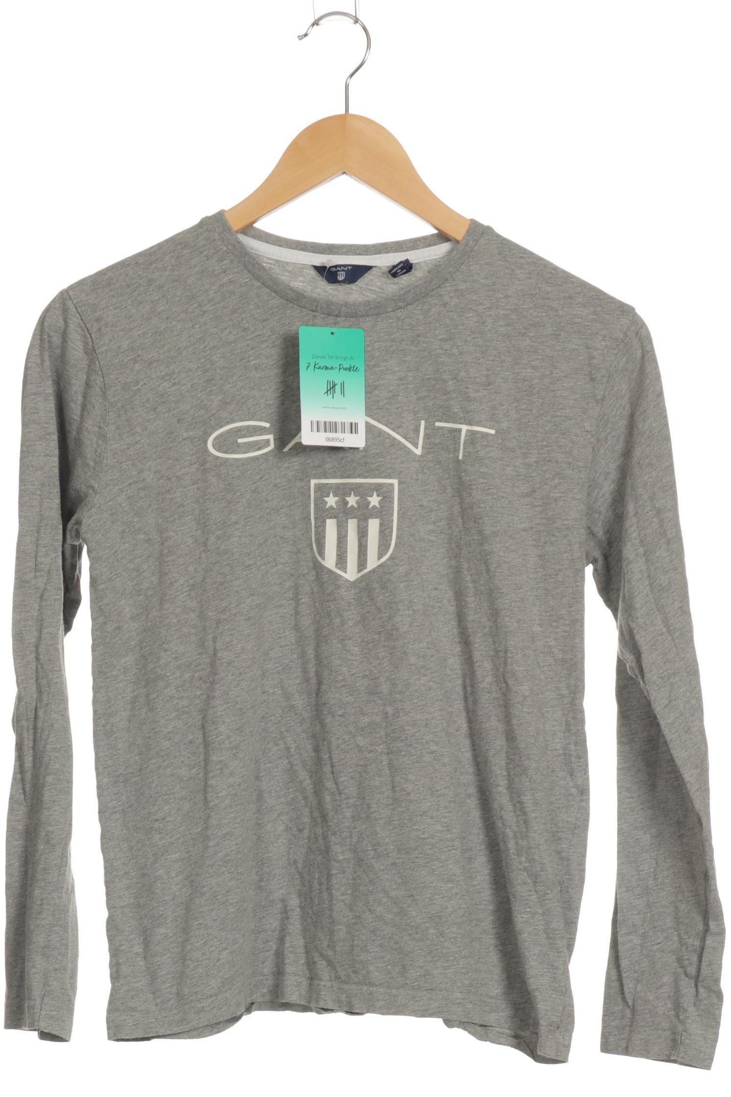 

Gant Jungen Langarmshirt, grau, Gr. 170