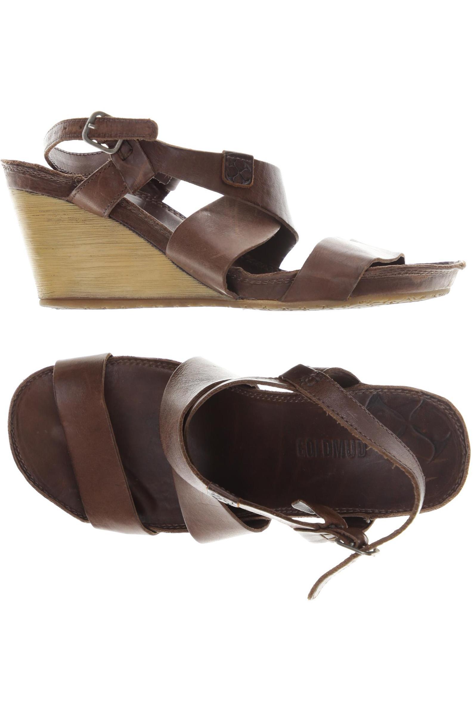 

Goldmud Damen Sandale, braun, Gr. 38