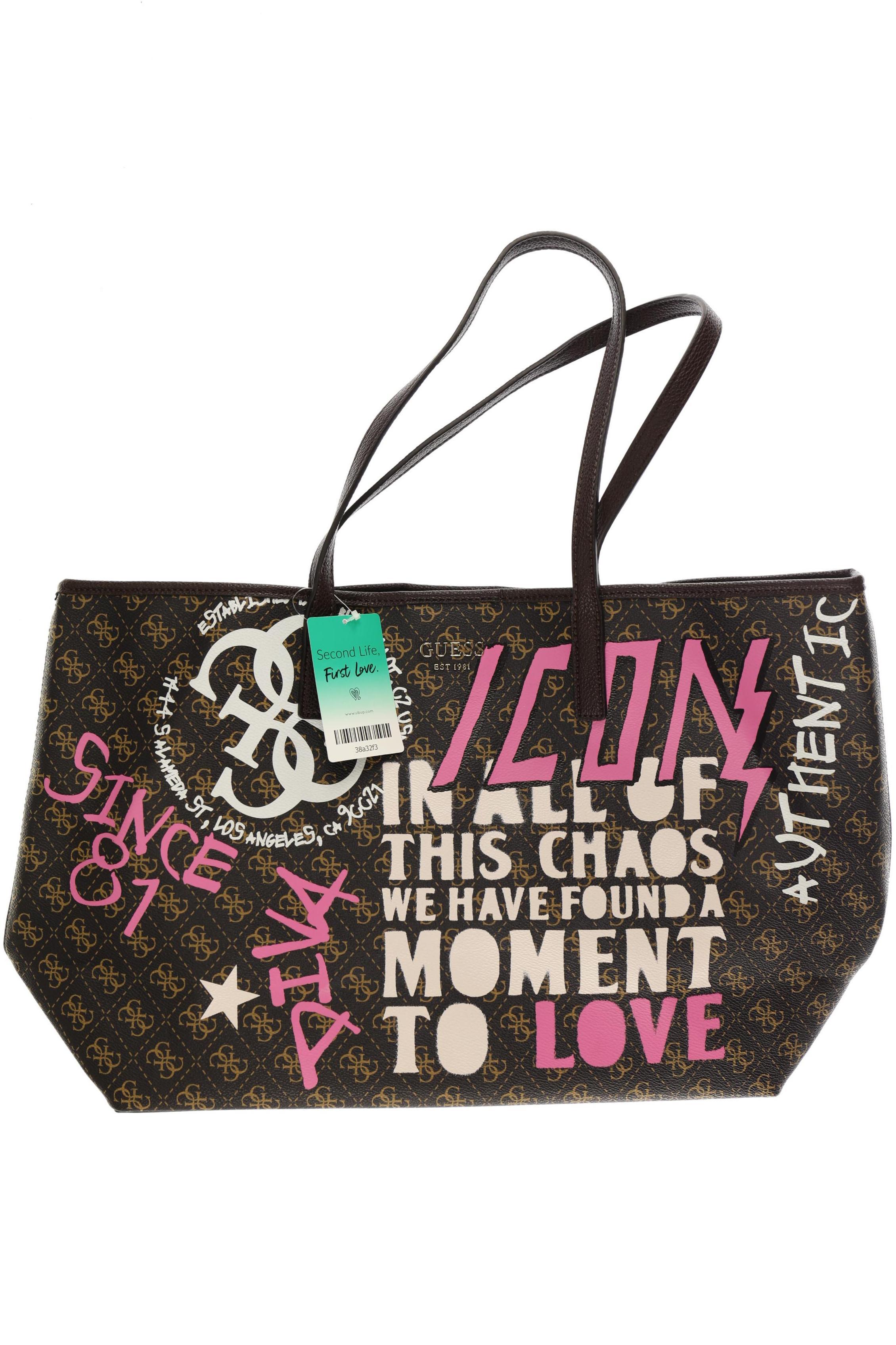 

Guess Damen Handtasche, braun, Gr.