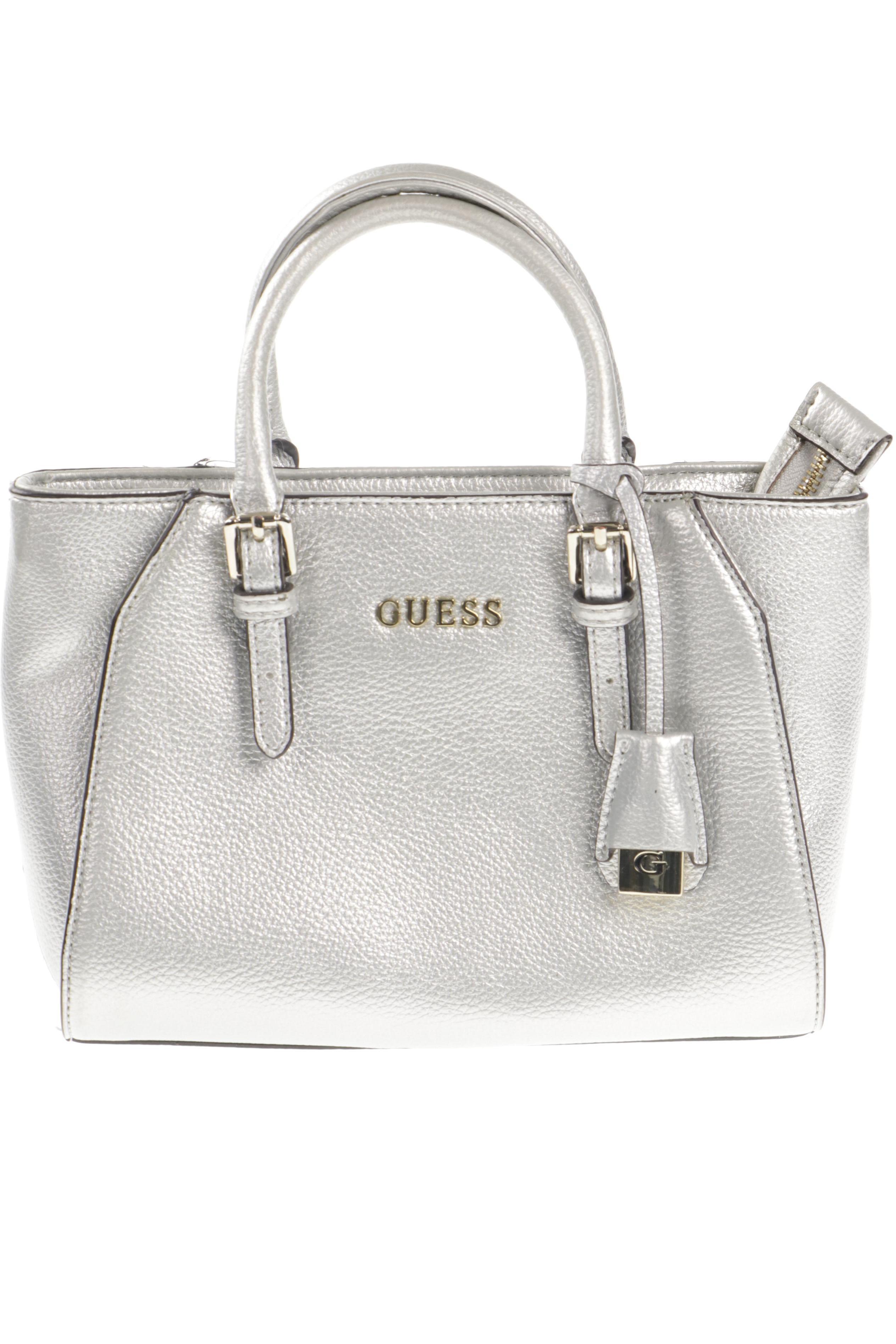 

Guess Damen Handtasche, silber, Gr.