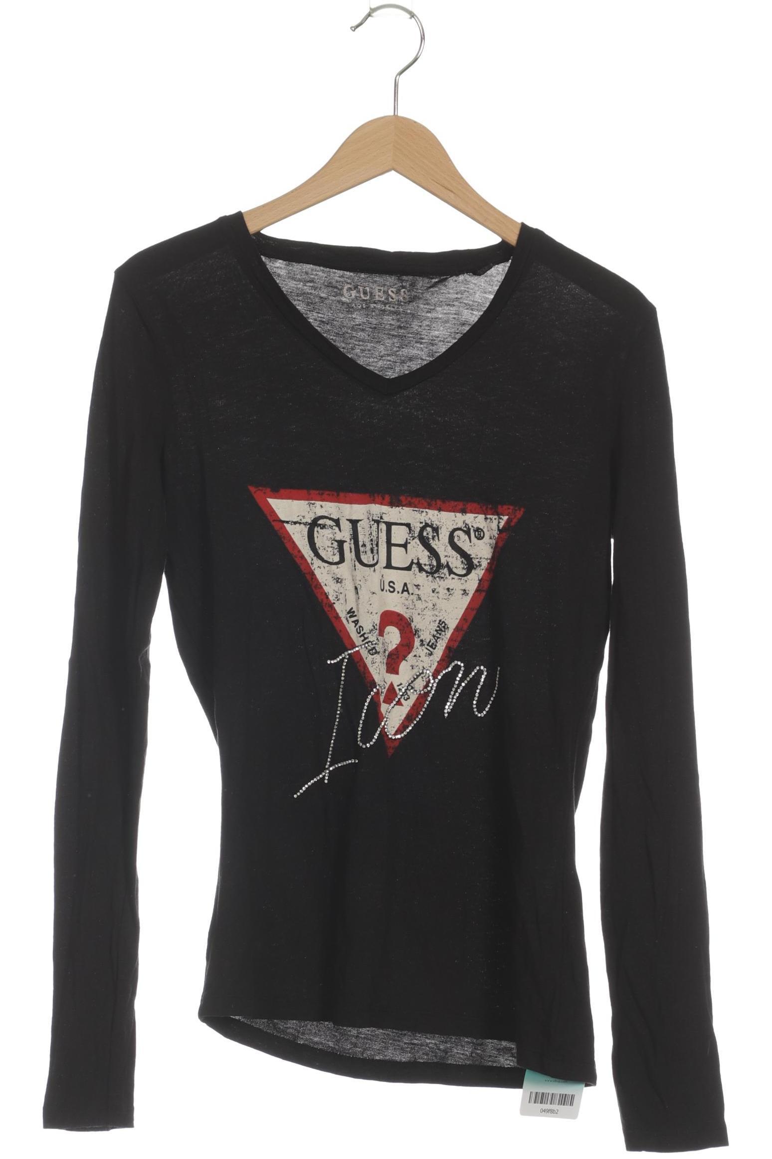 

Guess Damen Langarmshirt, schwarz, Gr.