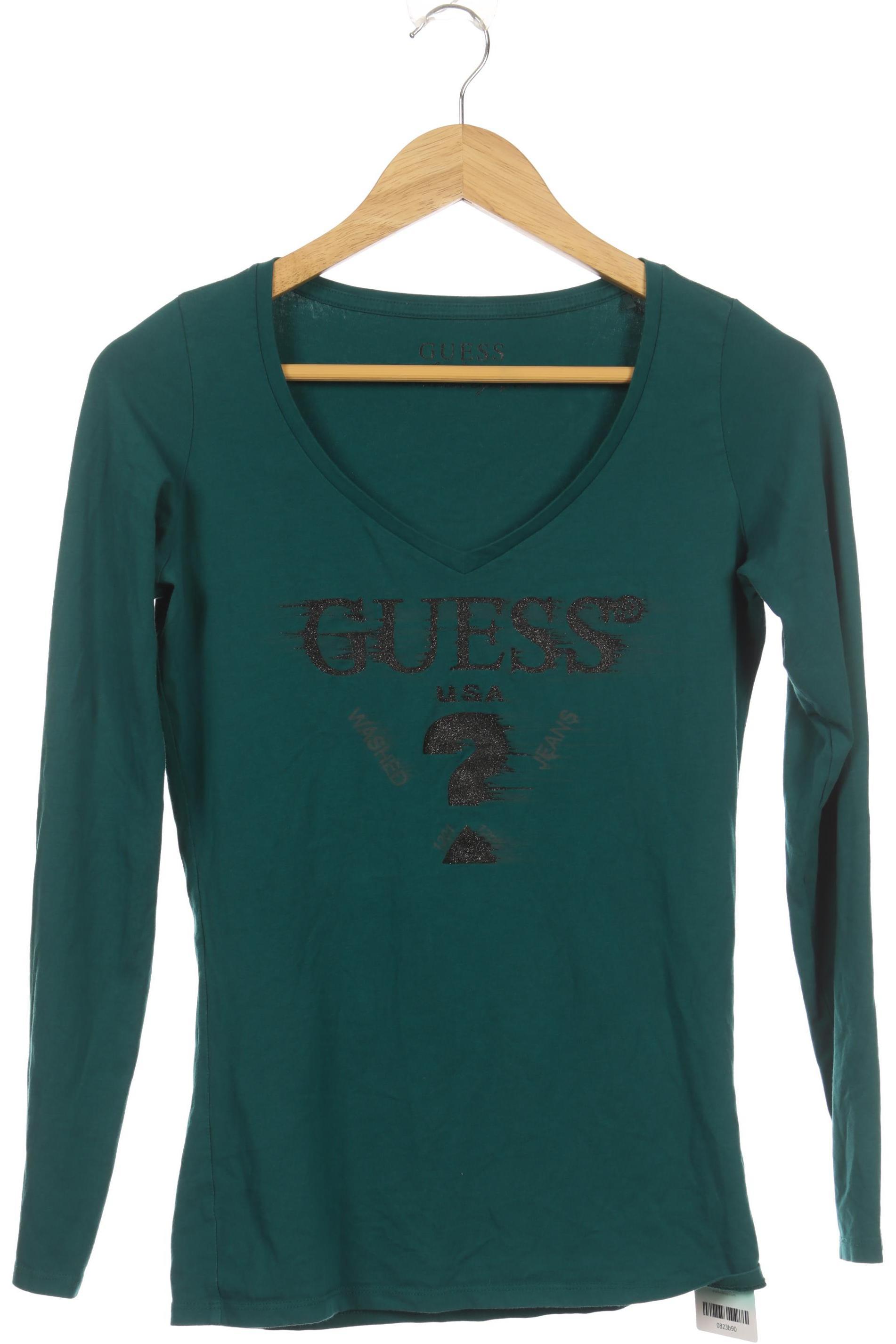 

Guess Damen Langarmshirt, grün, Gr.