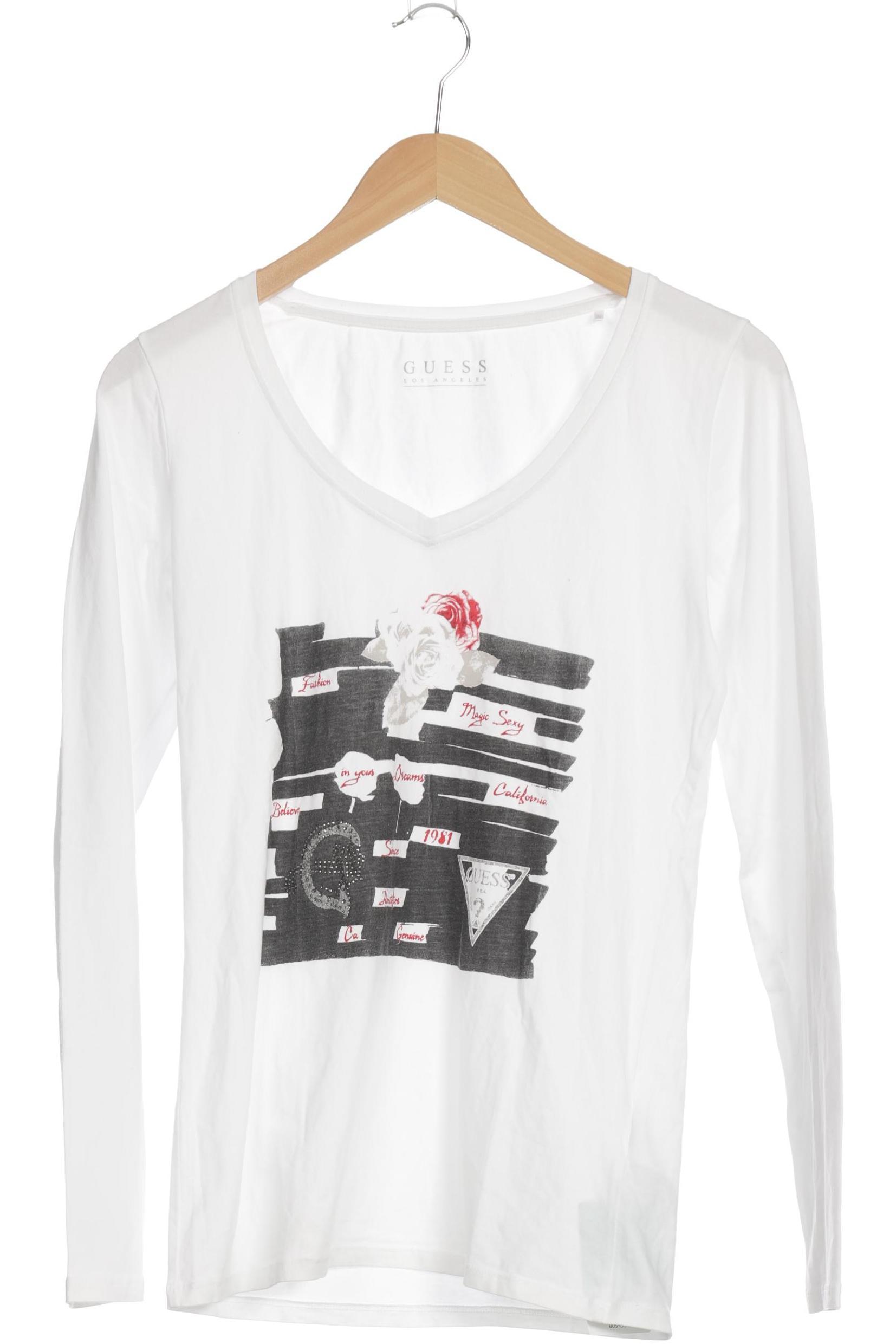 

Guess Damen Langarmshirt, weiß, Gr.