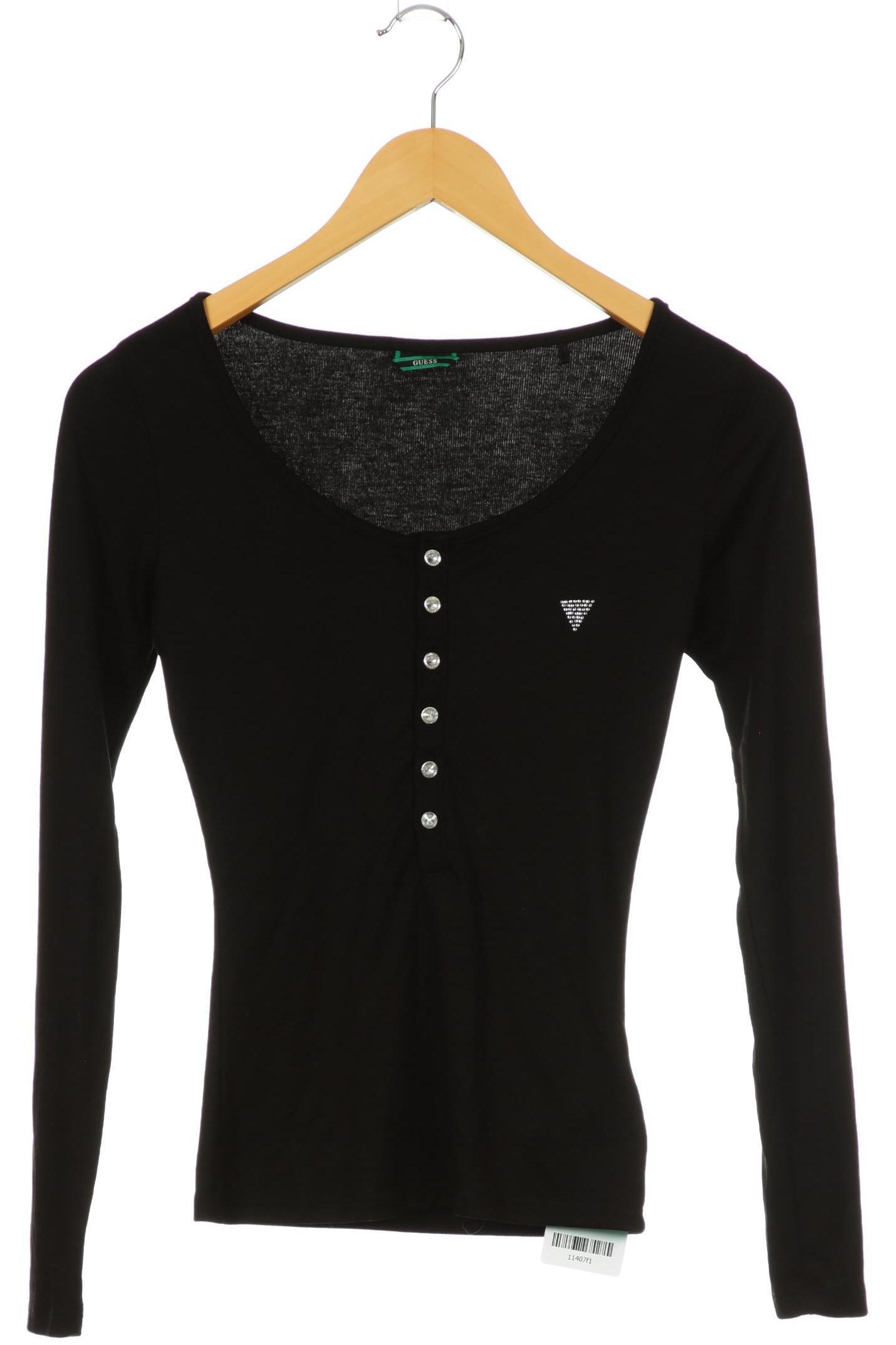 

Guess Damen Langarmshirt, schwarz, Gr.