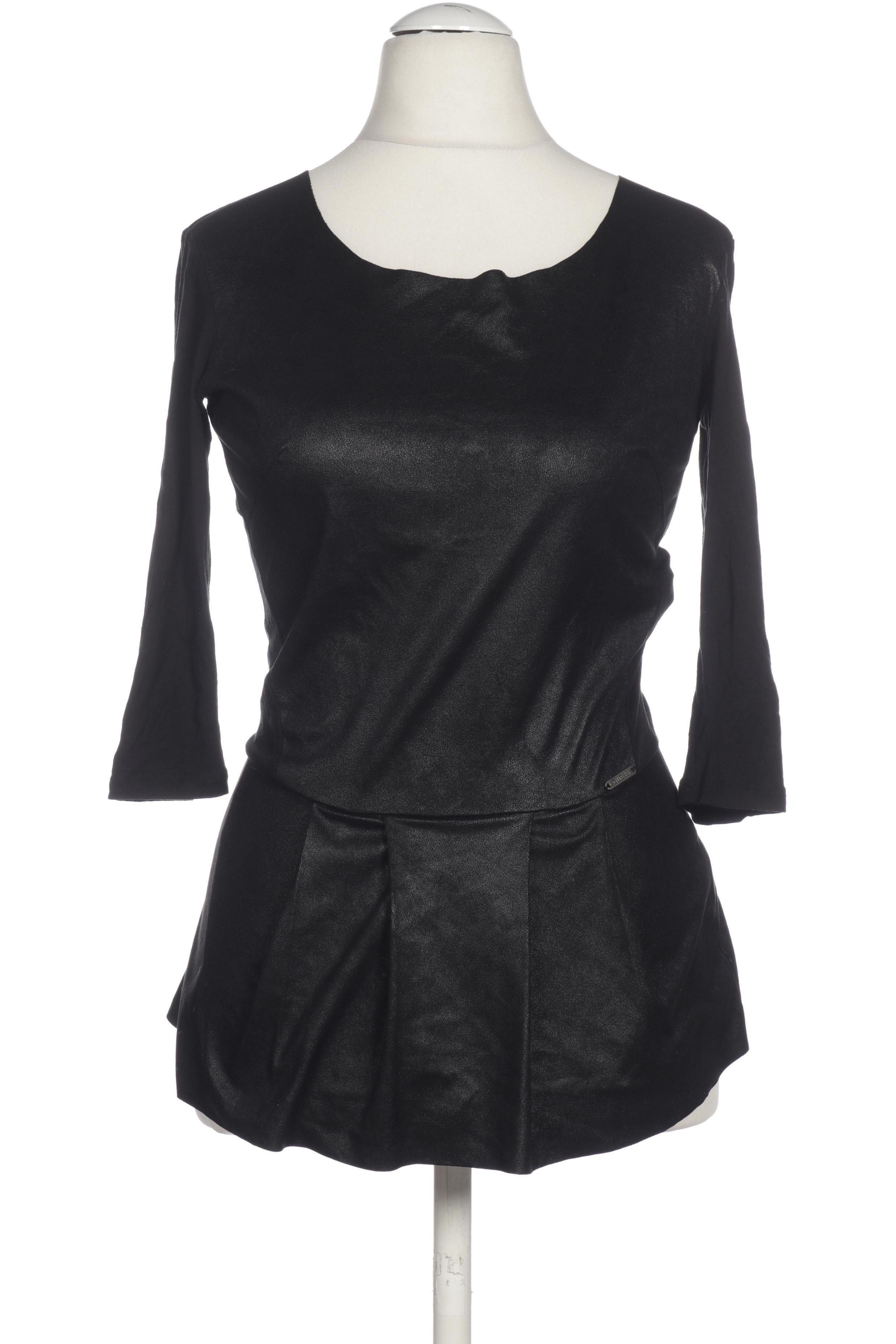 

Guess Damen Langarmshirt, schwarz, Gr.