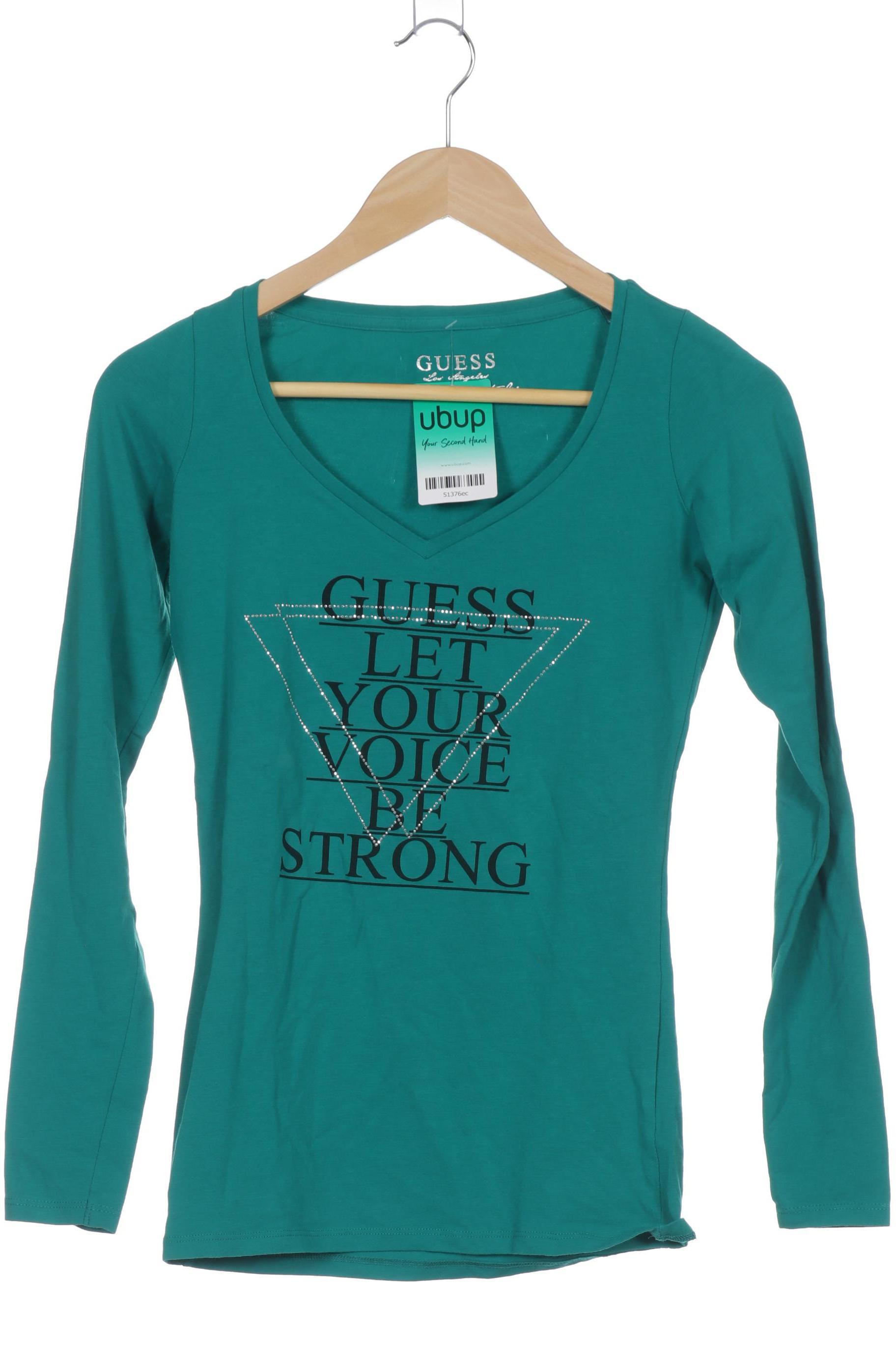 

Guess Damen Langarmshirt, grün, Gr.