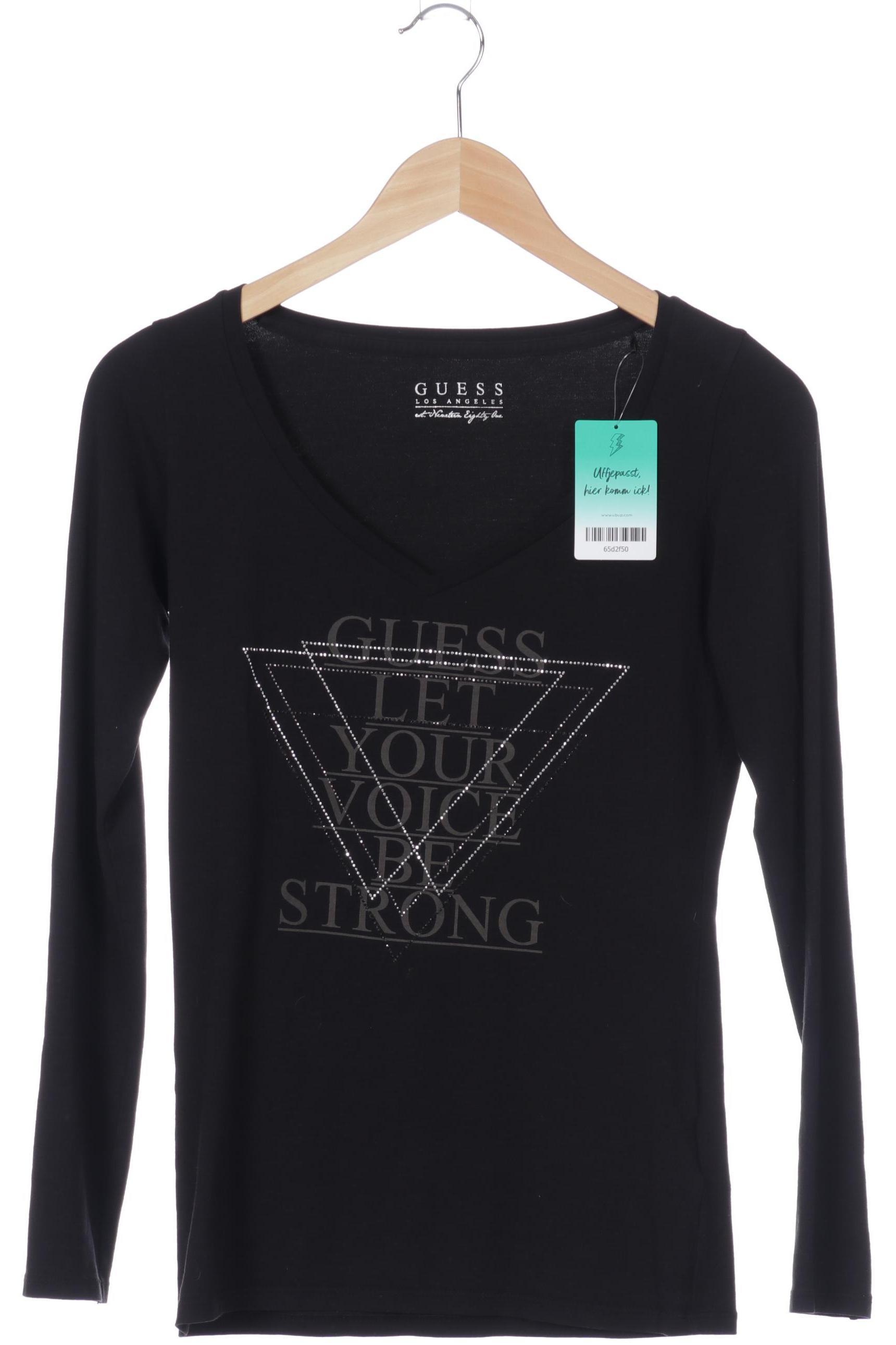 

Guess Damen Langarmshirt, schwarz, Gr.