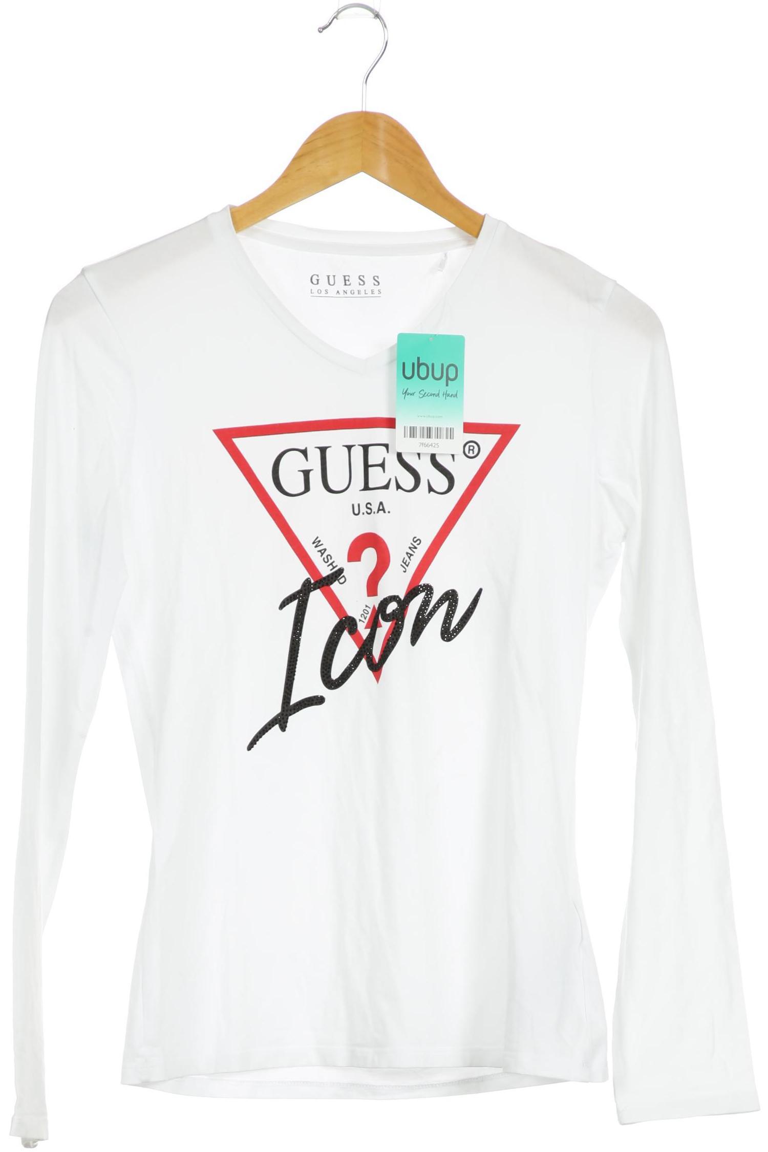 

Guess Damen Langarmshirt, weiß, Gr.