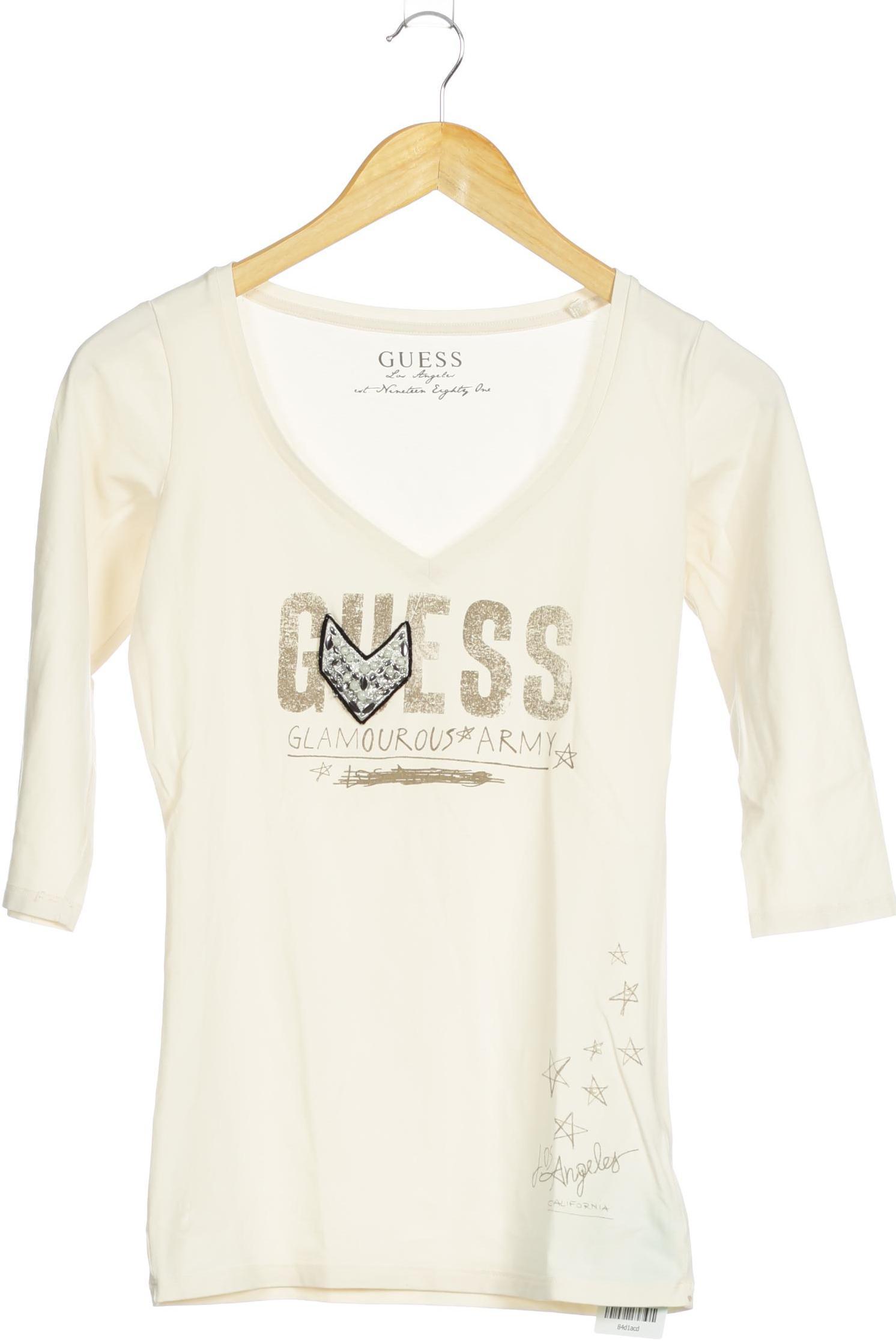 

Guess Damen Langarmshirt, beige, Gr.