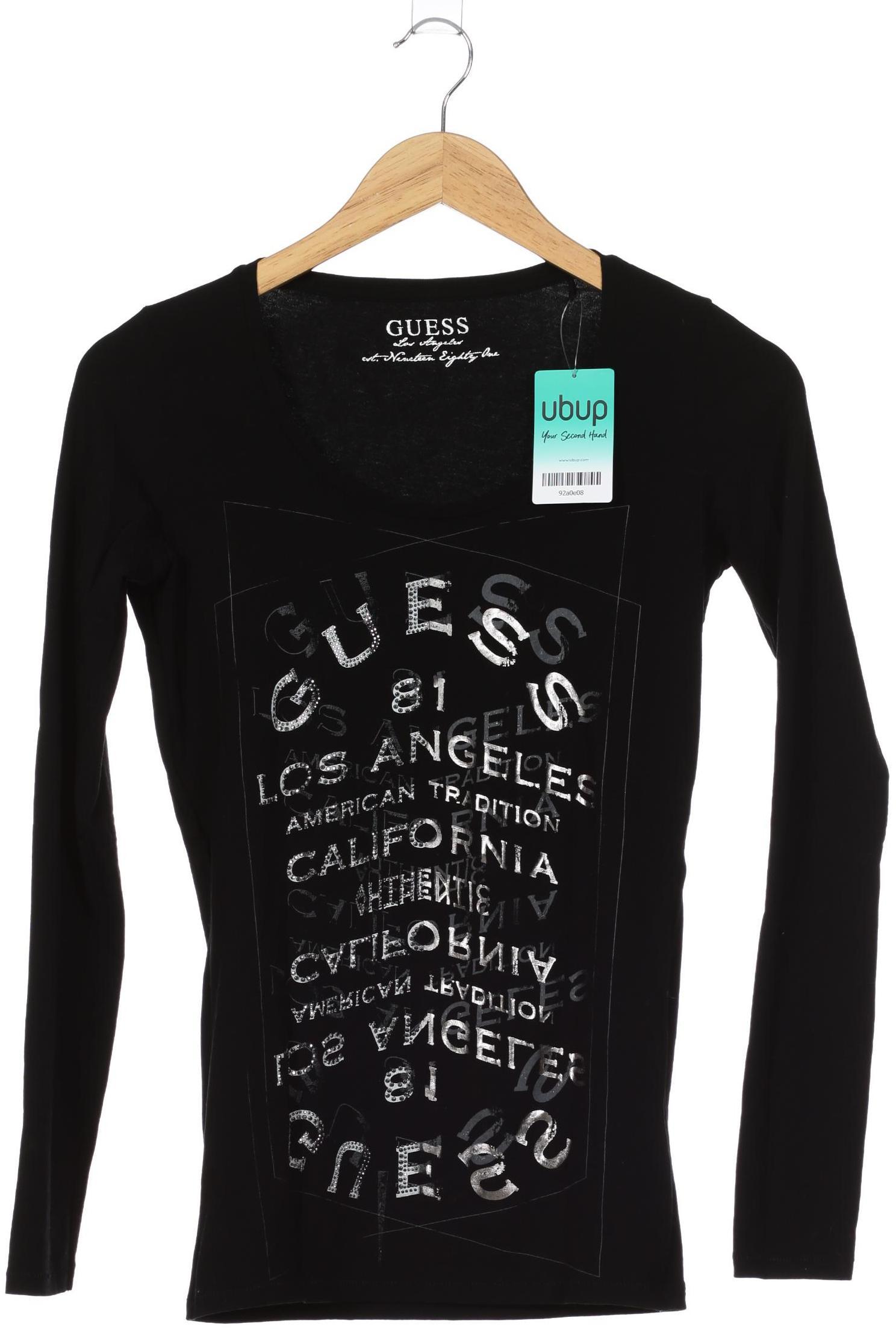 

Guess Damen Langarmshirt, schwarz, Gr.