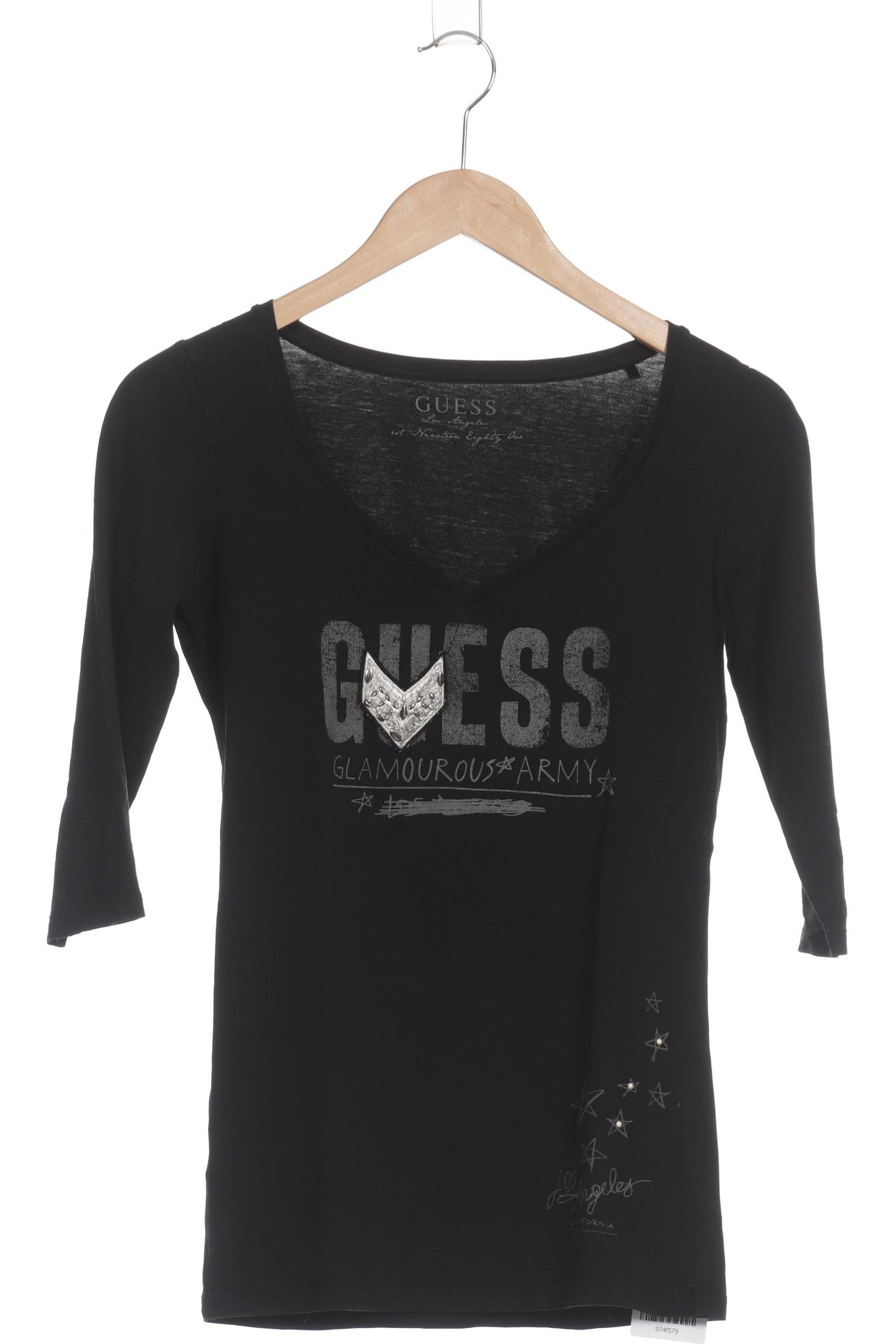 

Guess Damen Langarmshirt, schwarz, Gr.