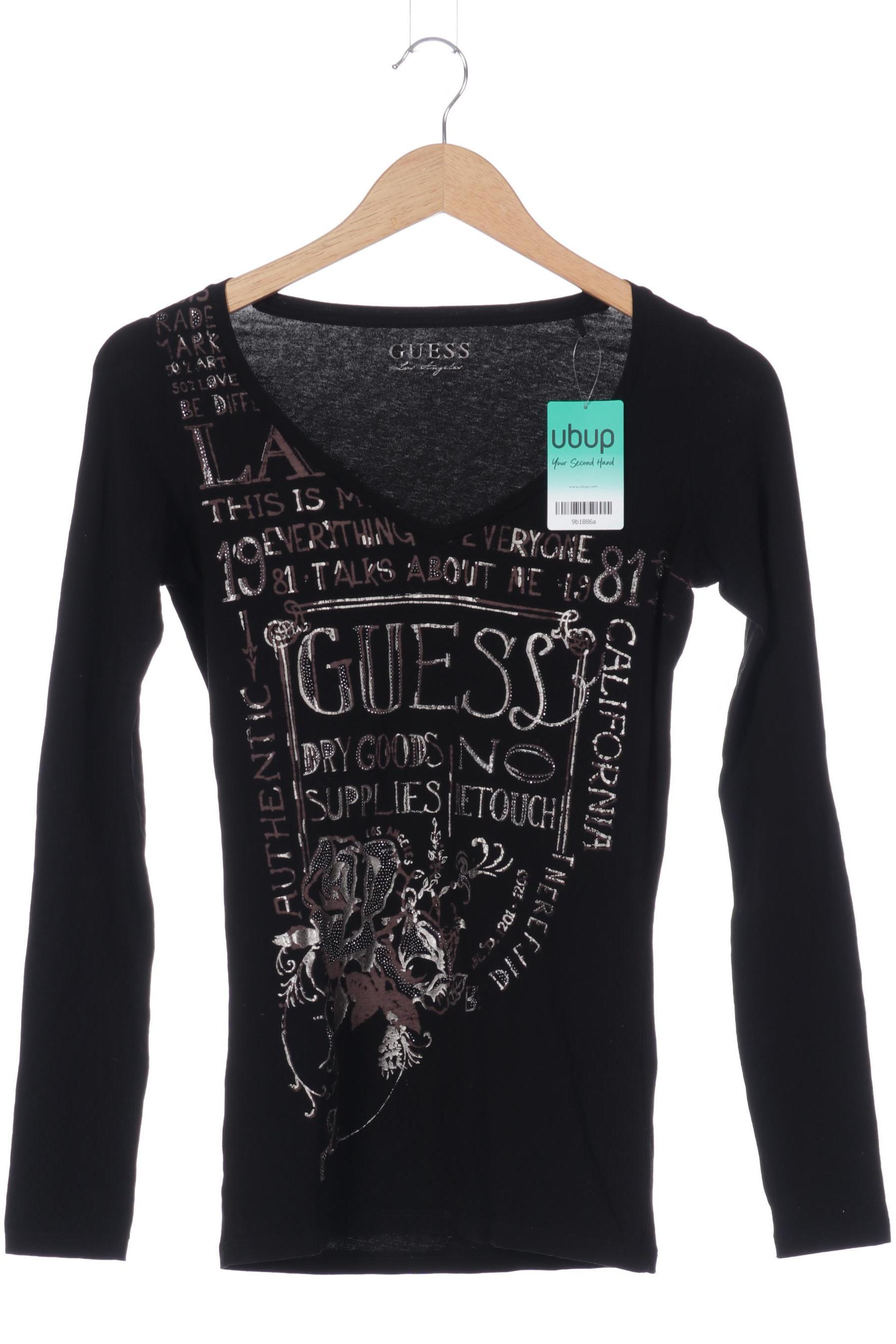 

Guess Damen Langarmshirt, schwarz, Gr.