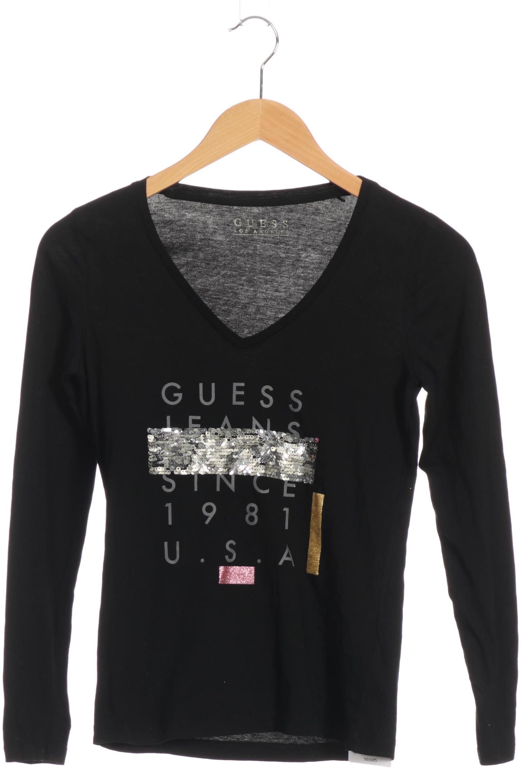 

Guess Damen Langarmshirt, schwarz, Gr.