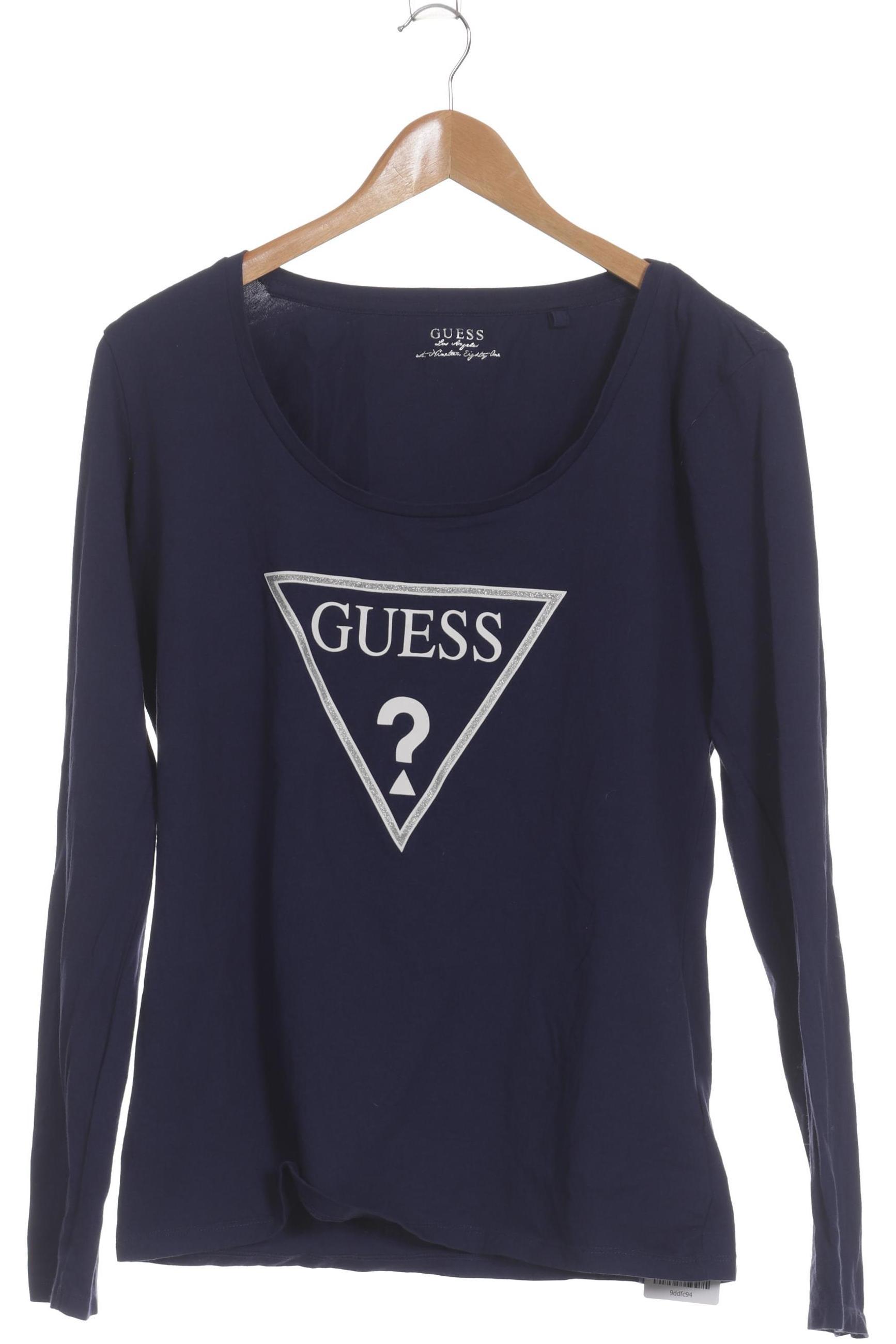 

Guess Damen Langarmshirt, blau, Gr.
