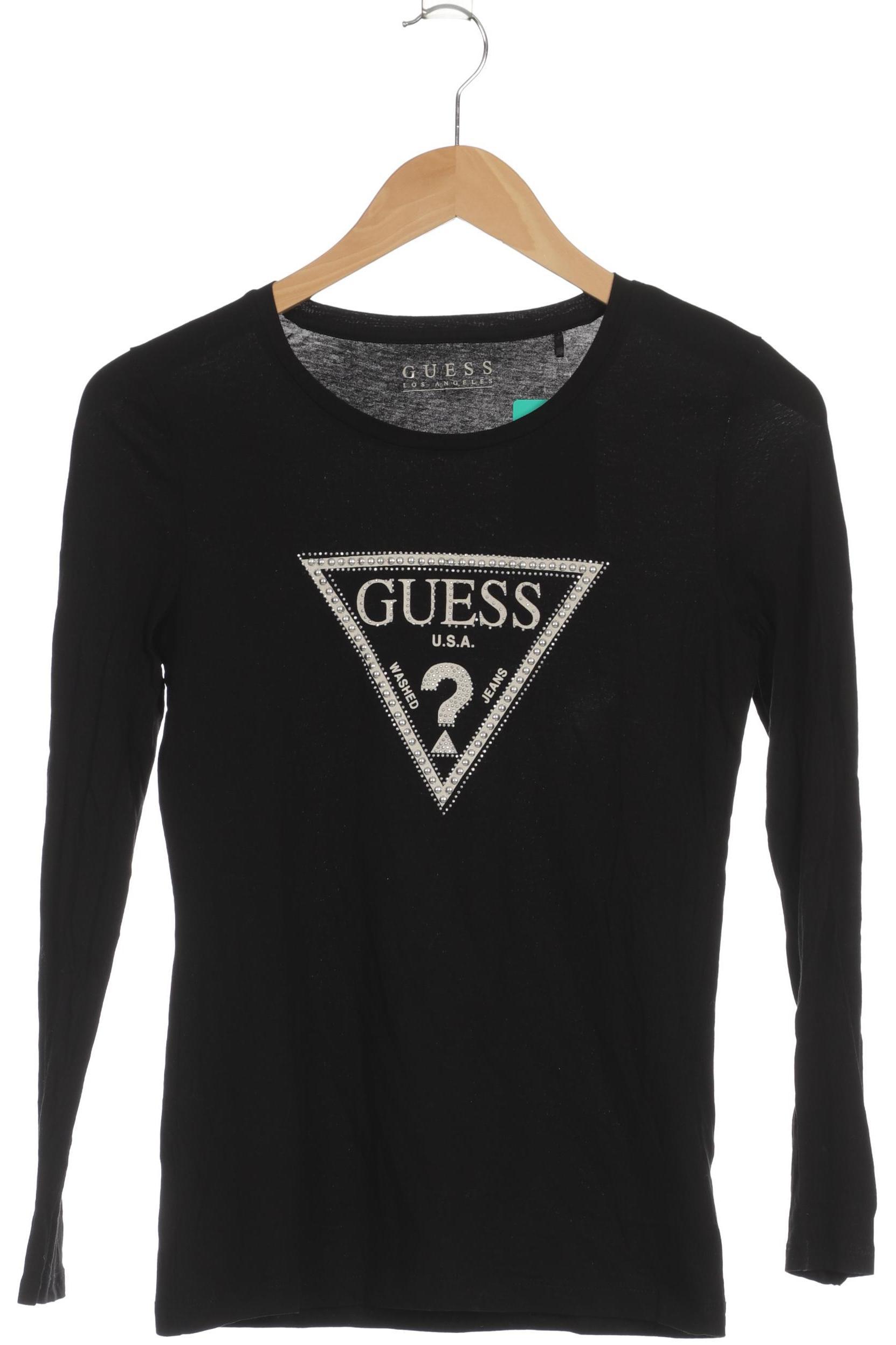

Guess Damen Langarmshirt, schwarz, Gr.