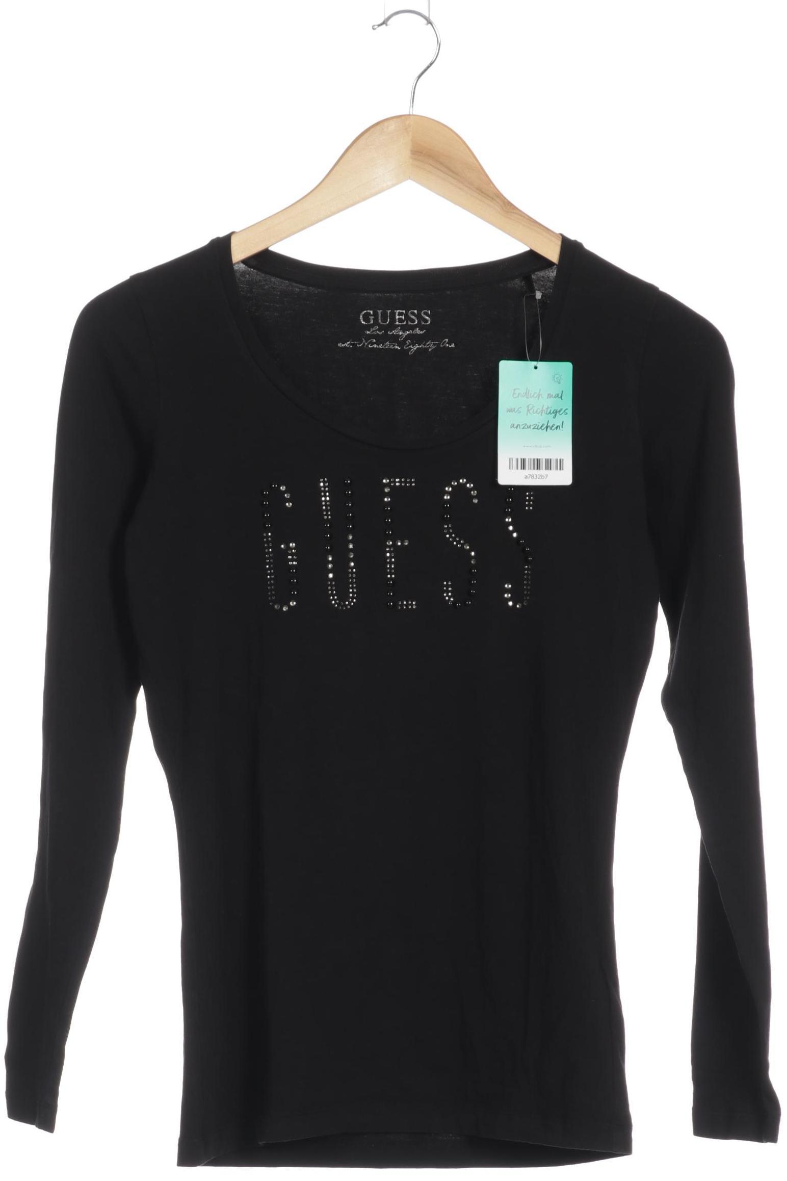 

Guess Damen Langarmshirt, schwarz, Gr.