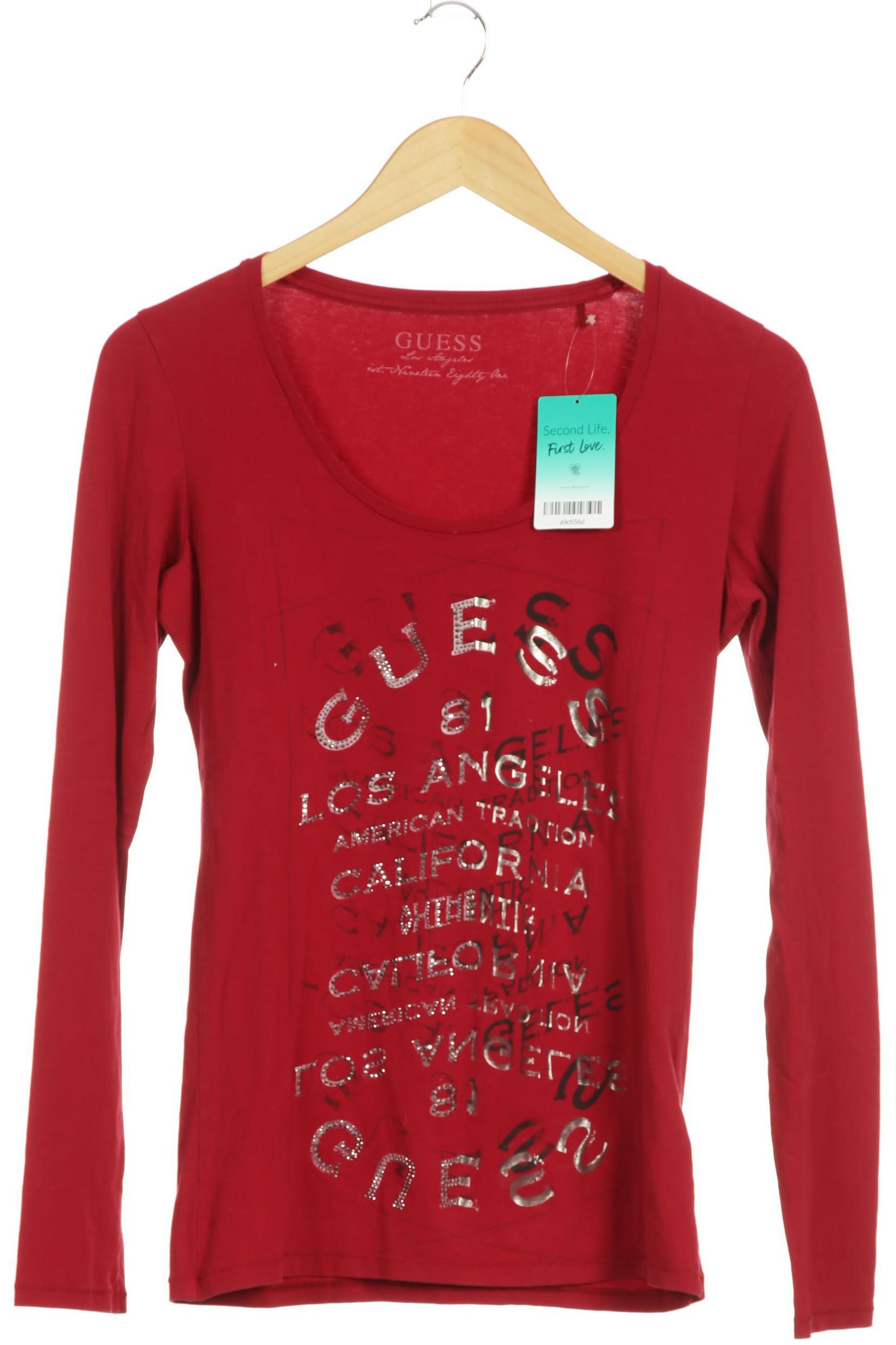 

Guess Damen Langarmshirt, rot, Gr.