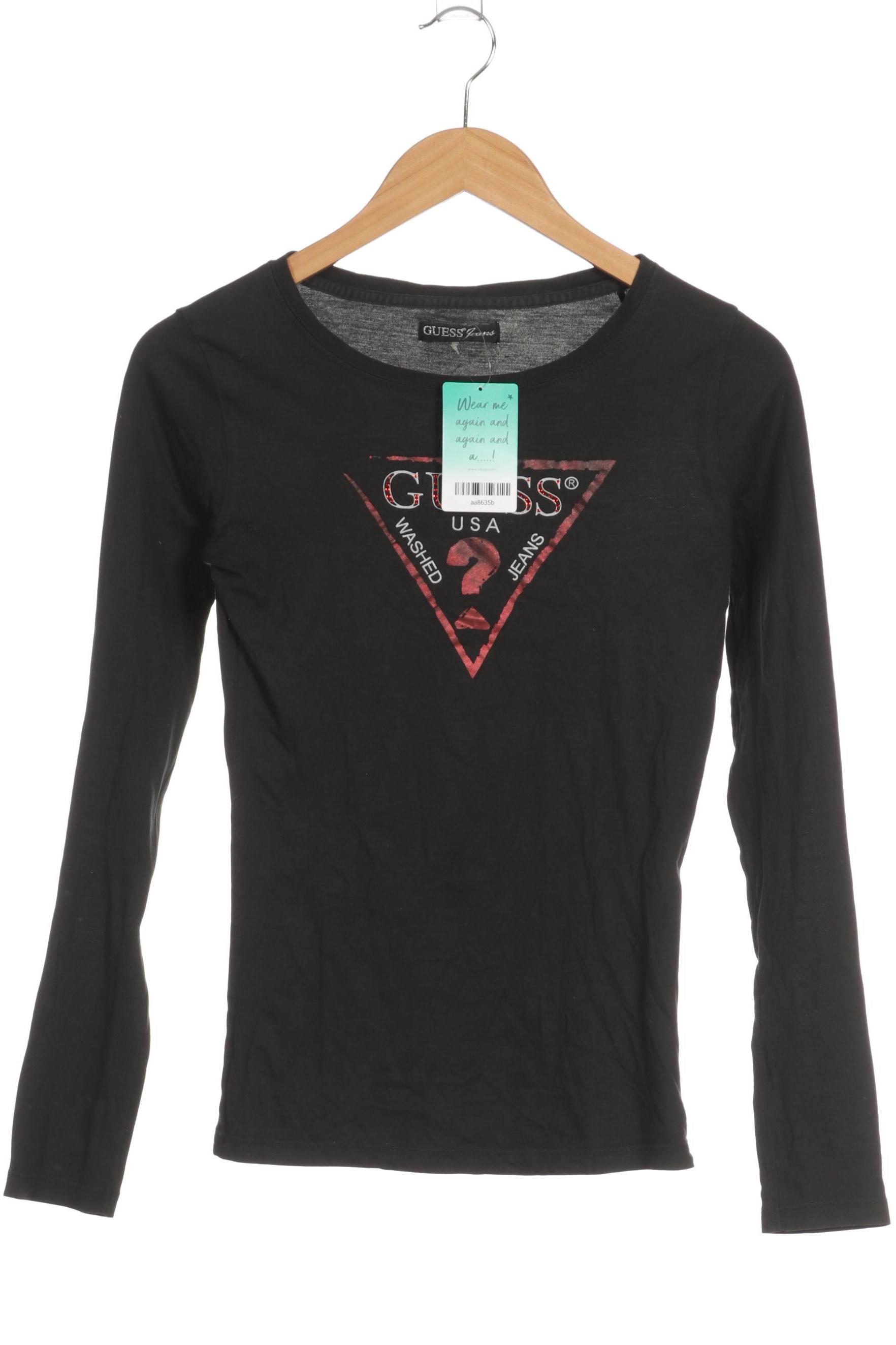

Guess Damen Langarmshirt, schwarz, Gr.
