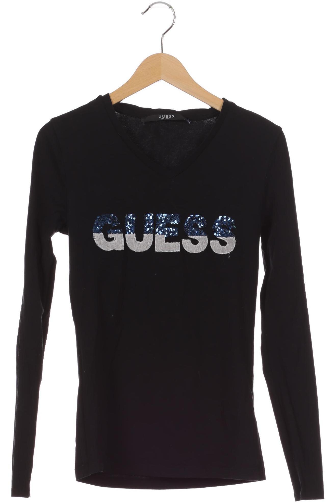 

Guess Damen Langarmshirt, schwarz, Gr.